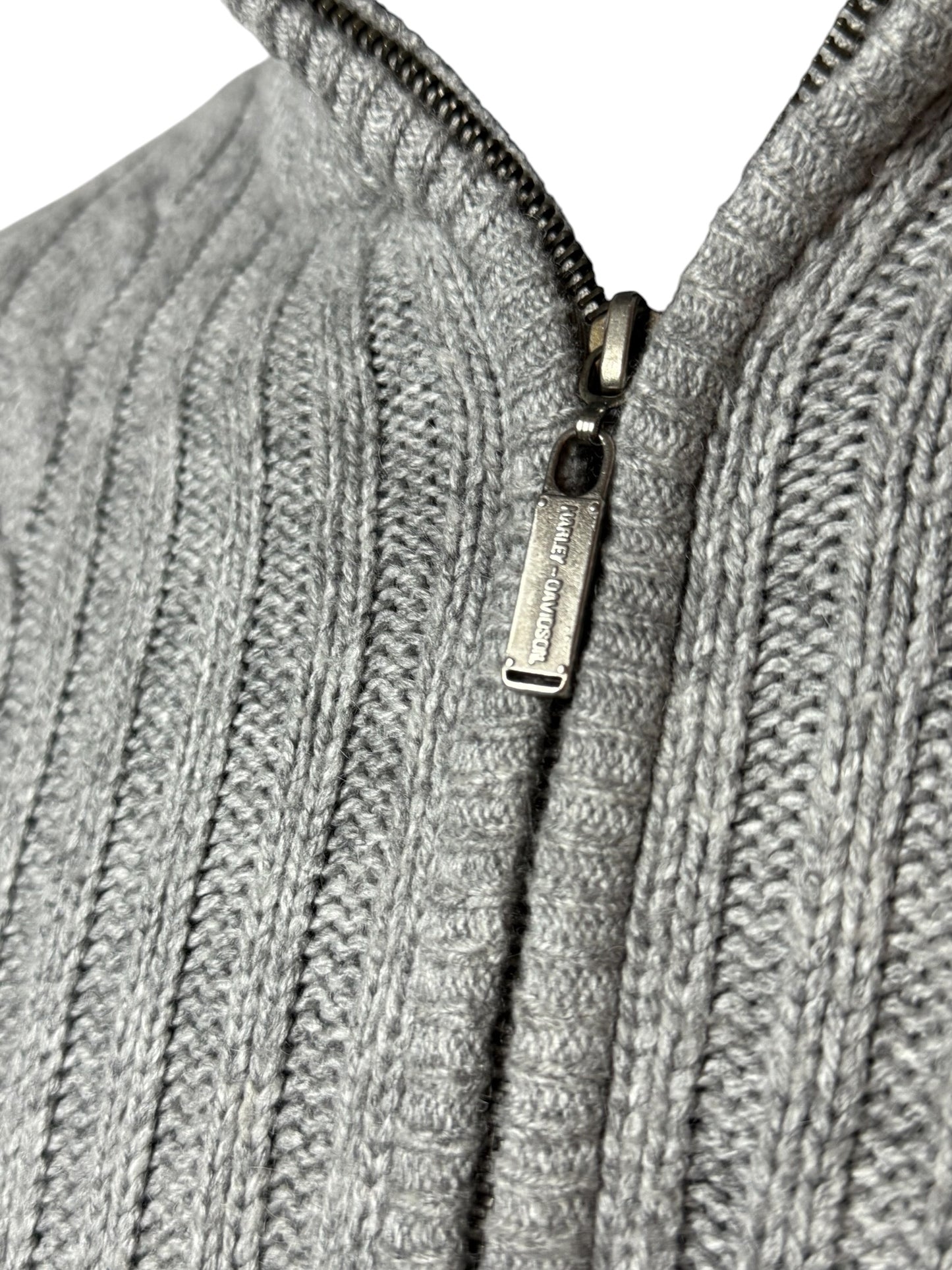 Vintage Harley Davidson Knit Sweater, 90s Retro Streetwear Size M