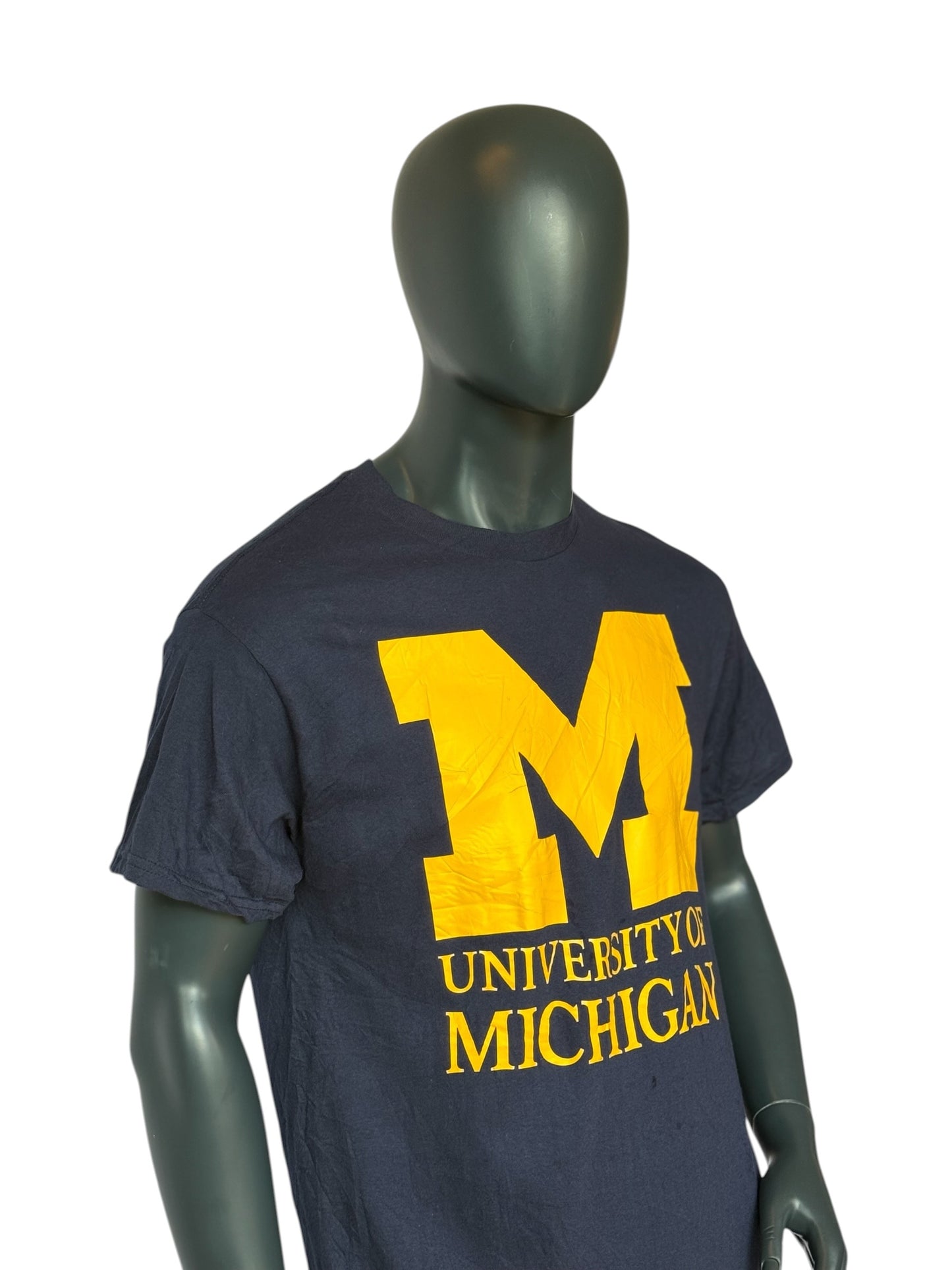 University of Michigan T-Shirt Navy Size L
