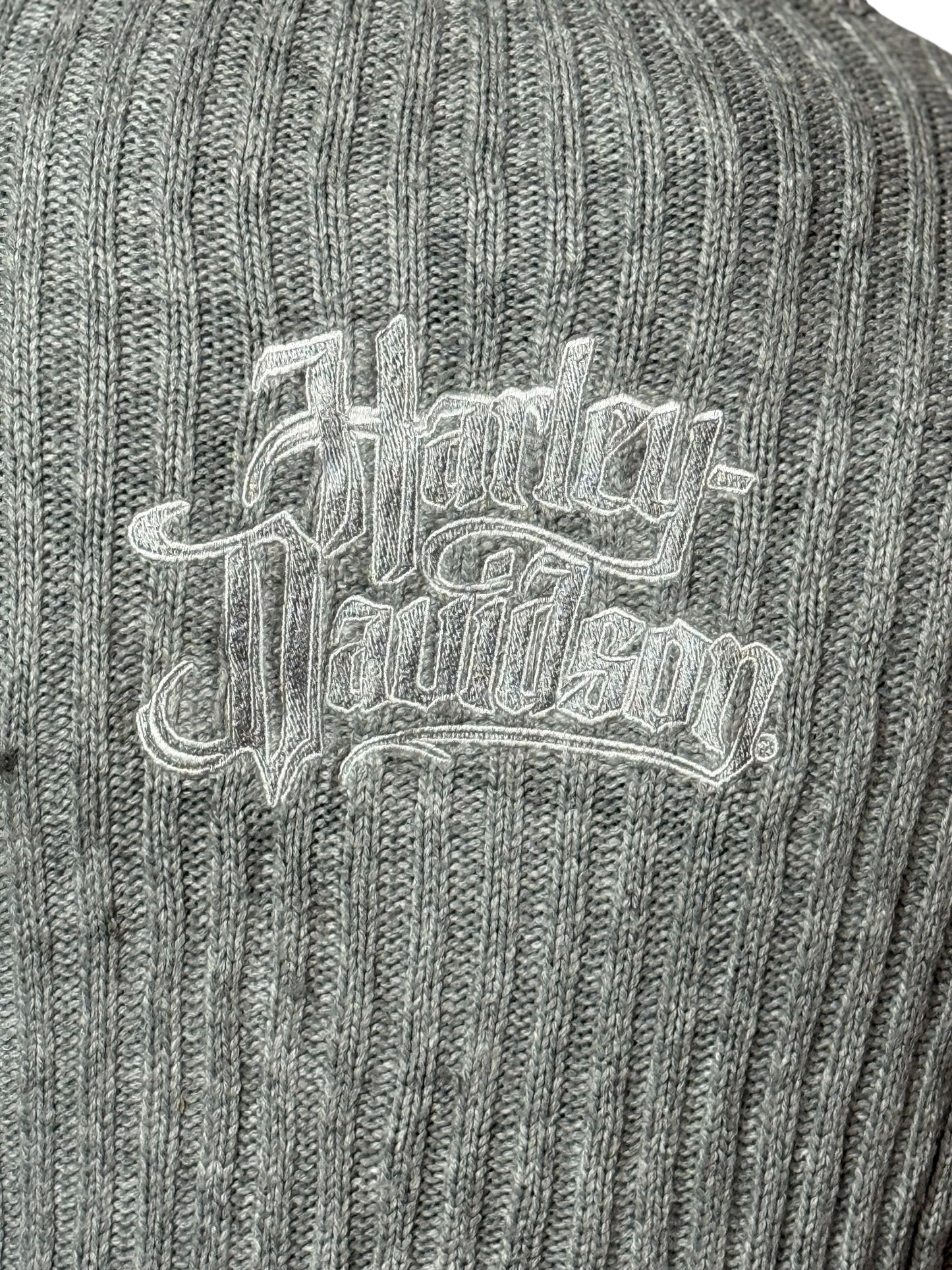Vintage Harley Davidson Knit Sweater, 90s Retro Streetwear Size M
