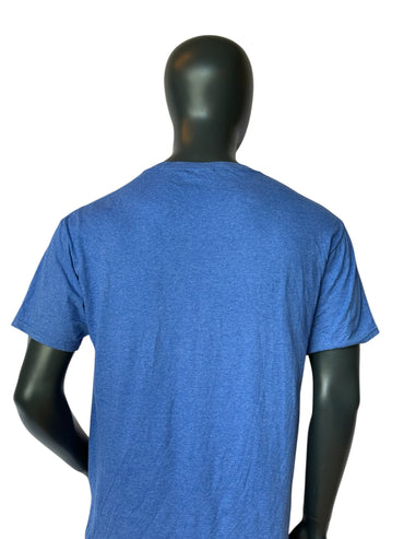 T-Shirt Vintage Rétro Oak Island Caroline du Nord Tortue Bleu Taille L