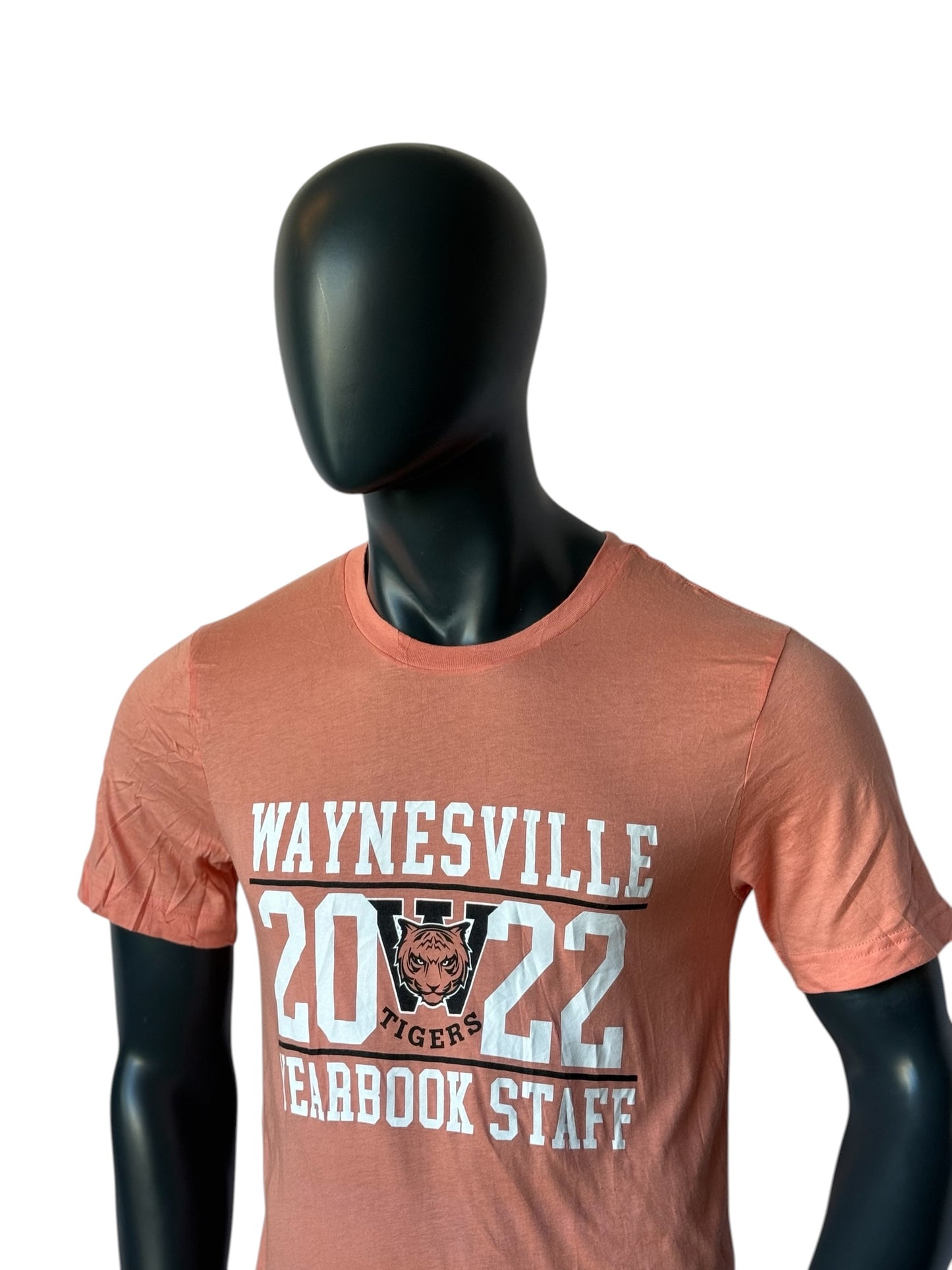 Vintage Retro Waynesville Tigers 2022 T-Shirt Peach Size M