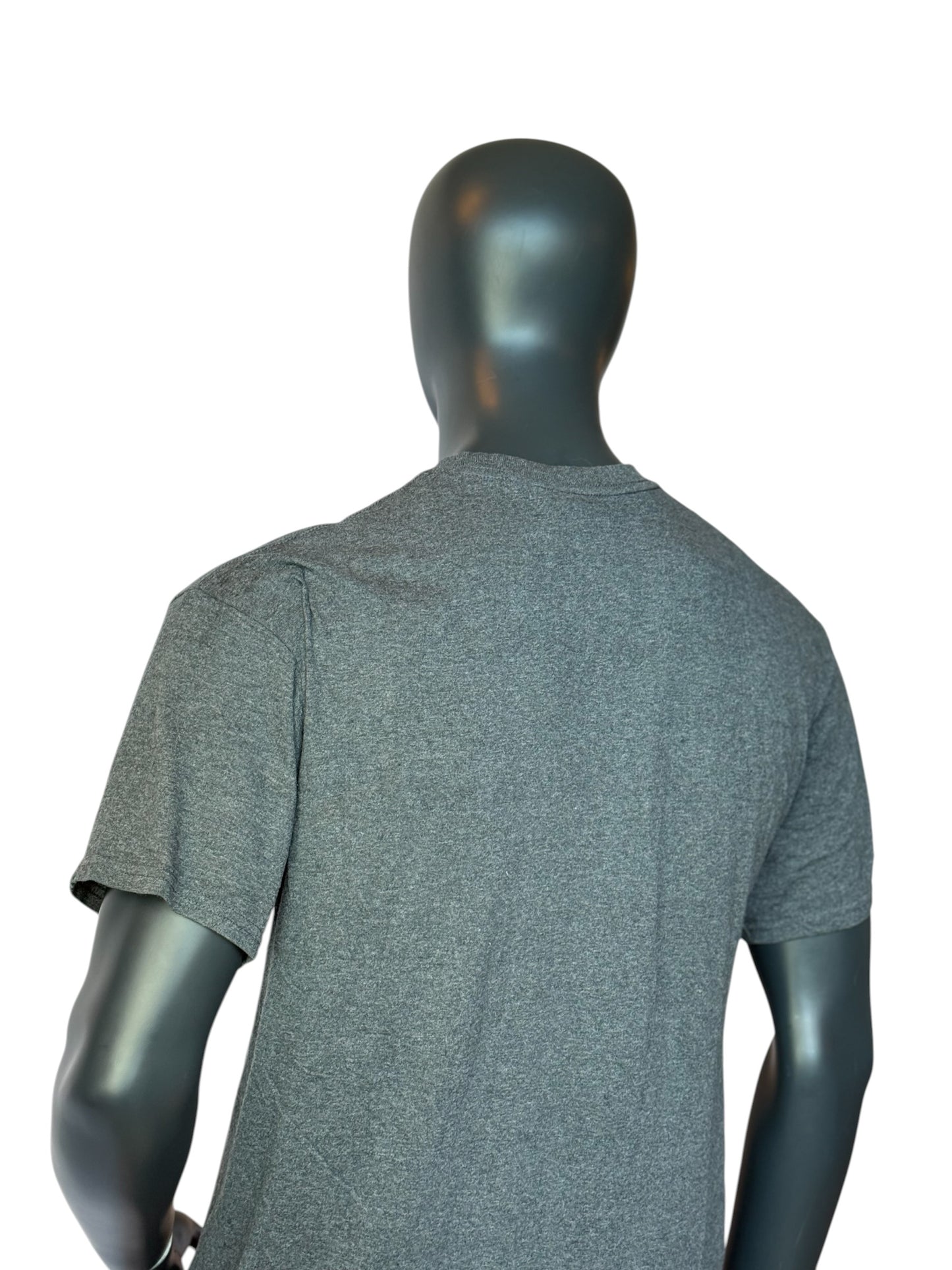 Vintage Retro SNC Football T-Shirt Grey Size L