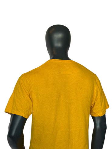 T-shirt de hockey vintage rétro Nashville Predators jaune taille L