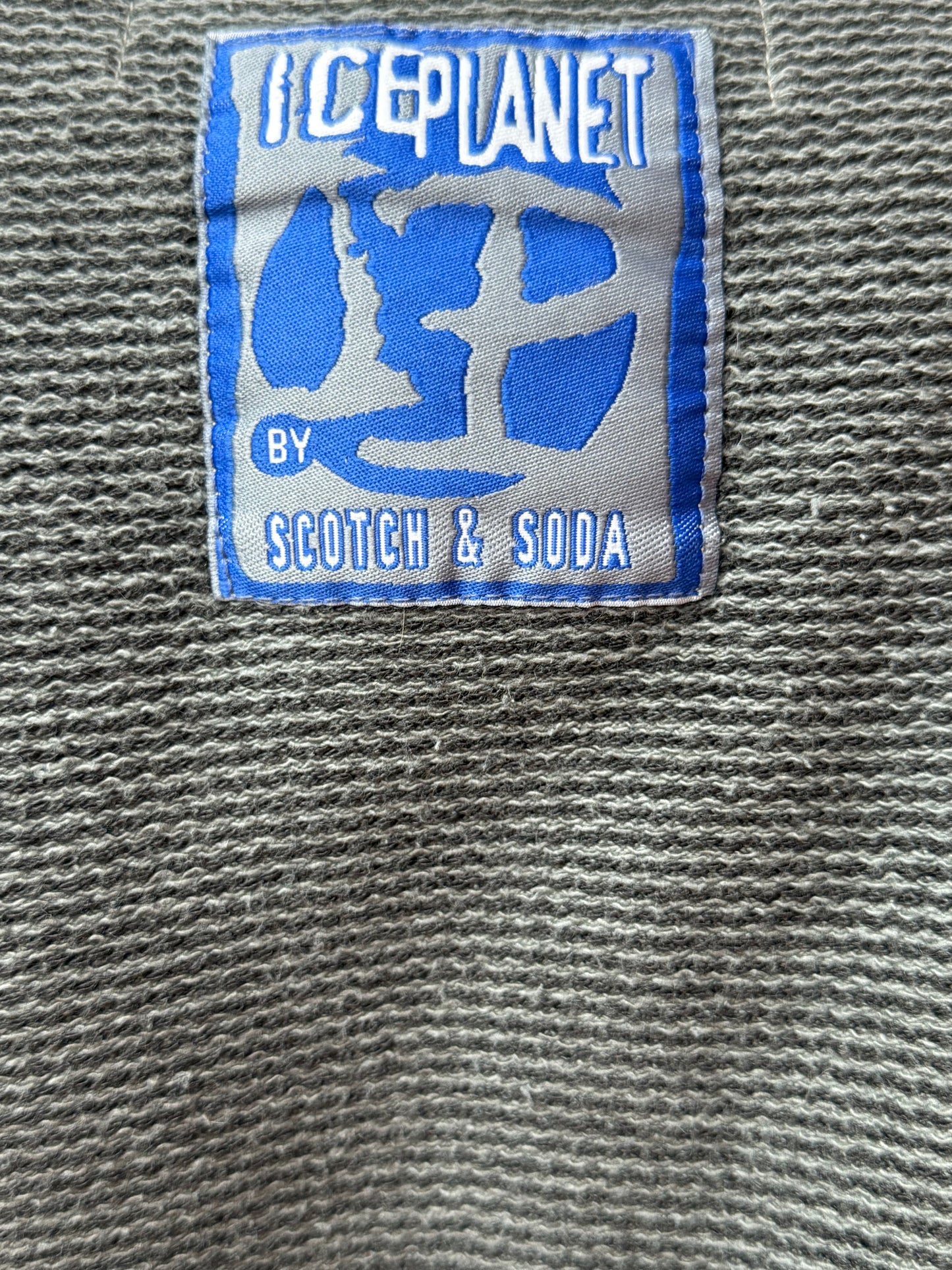Vintage ICE PLANET by Scotch & Soda Sweater, Mock Neck, 90s, Grün, Oversized, Size L