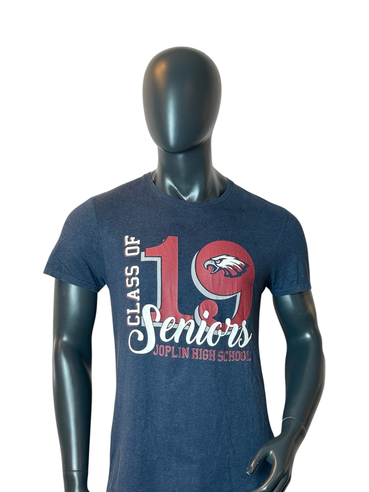 Joplin High School Class of 2019 Seniors T-Shirt Navy Size M
