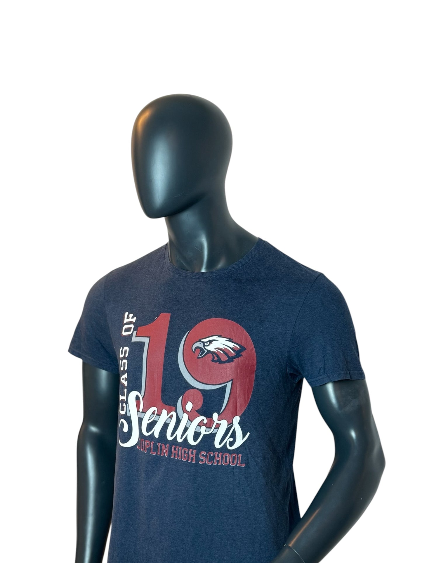 Joplin High School Class of 2019 Seniors T-Shirt Navy Size M