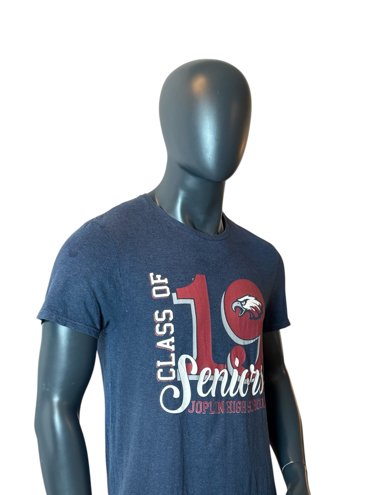 Joplin High School Class of 2019 Seniors T-Shirt Navy Size M