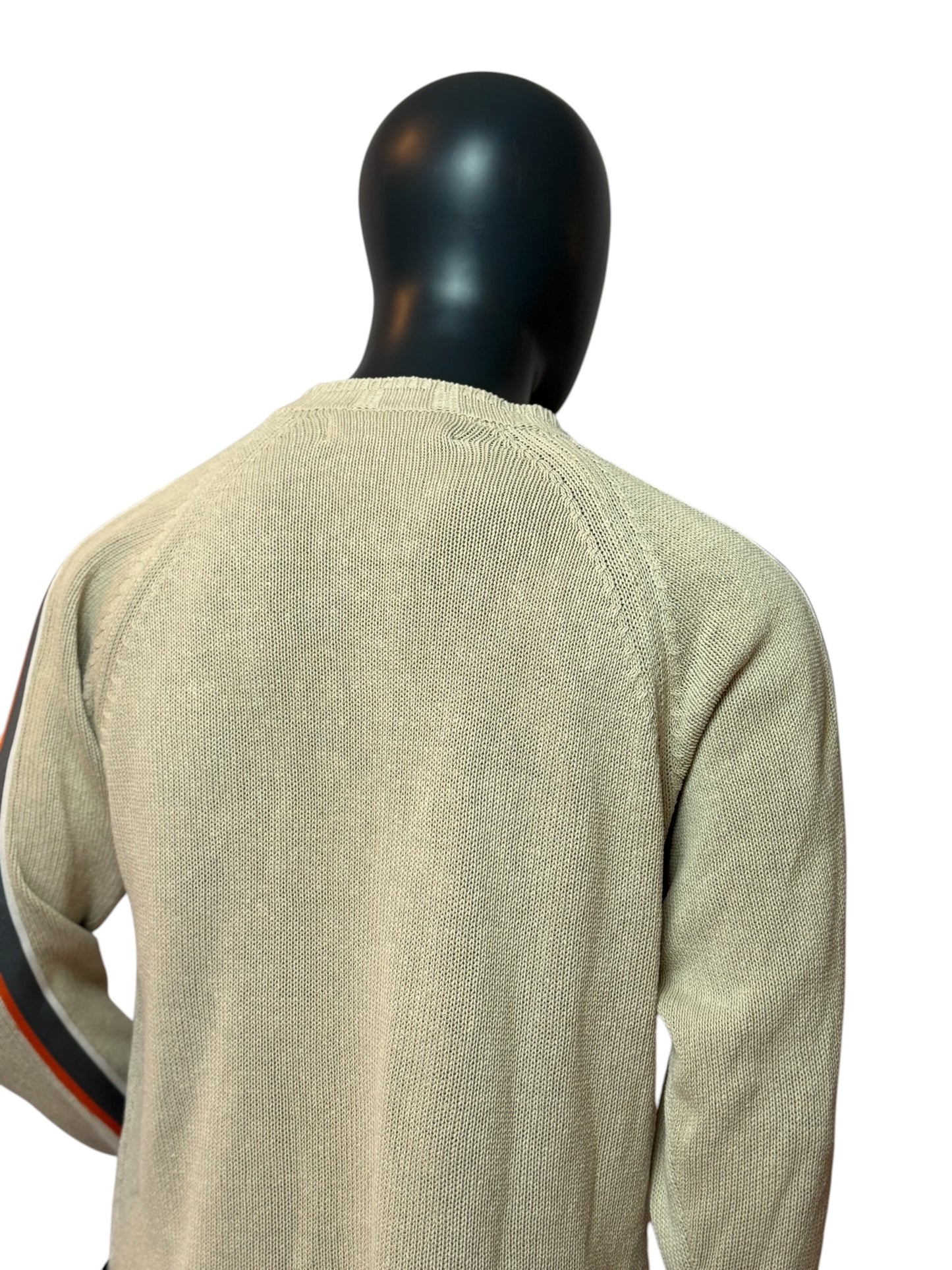 NAPAPIJRI Vintage Knit Sweater Beige Crewneck Size L