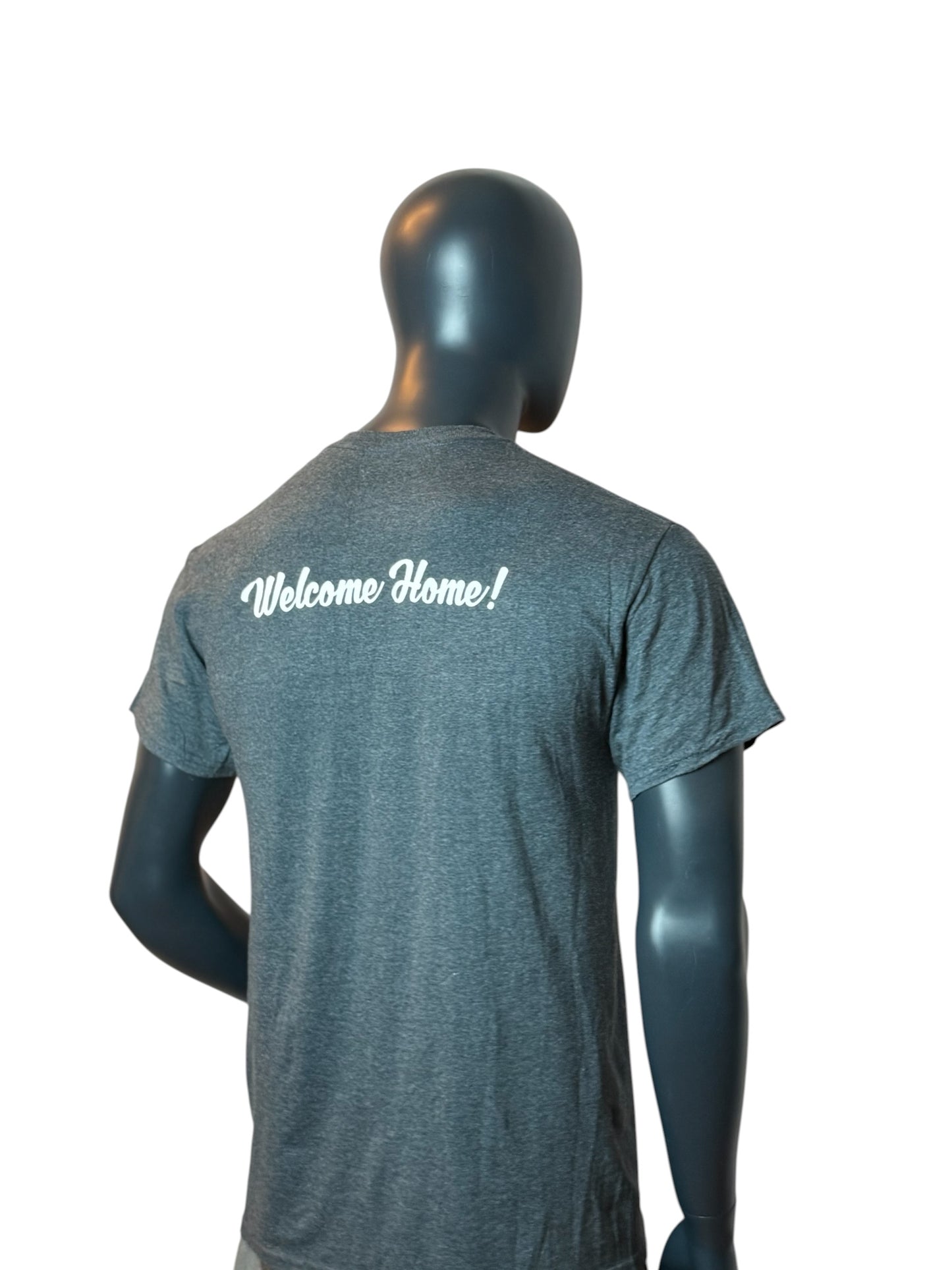 Sedgwick Generals Middle School T Shirt Grey Blue Graphic Tee Size M