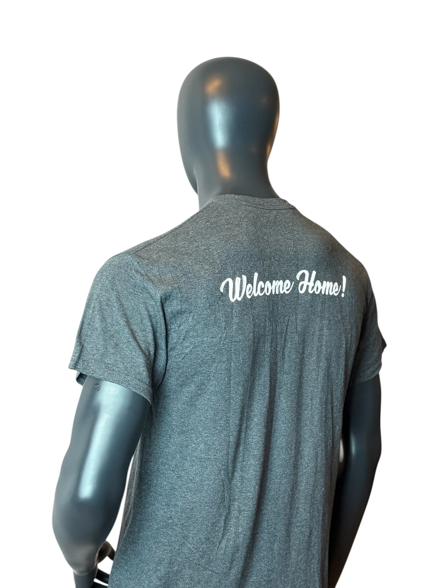 Sedgwick Generals Middle School T Shirt Grey Blue Graphic Tee Size M