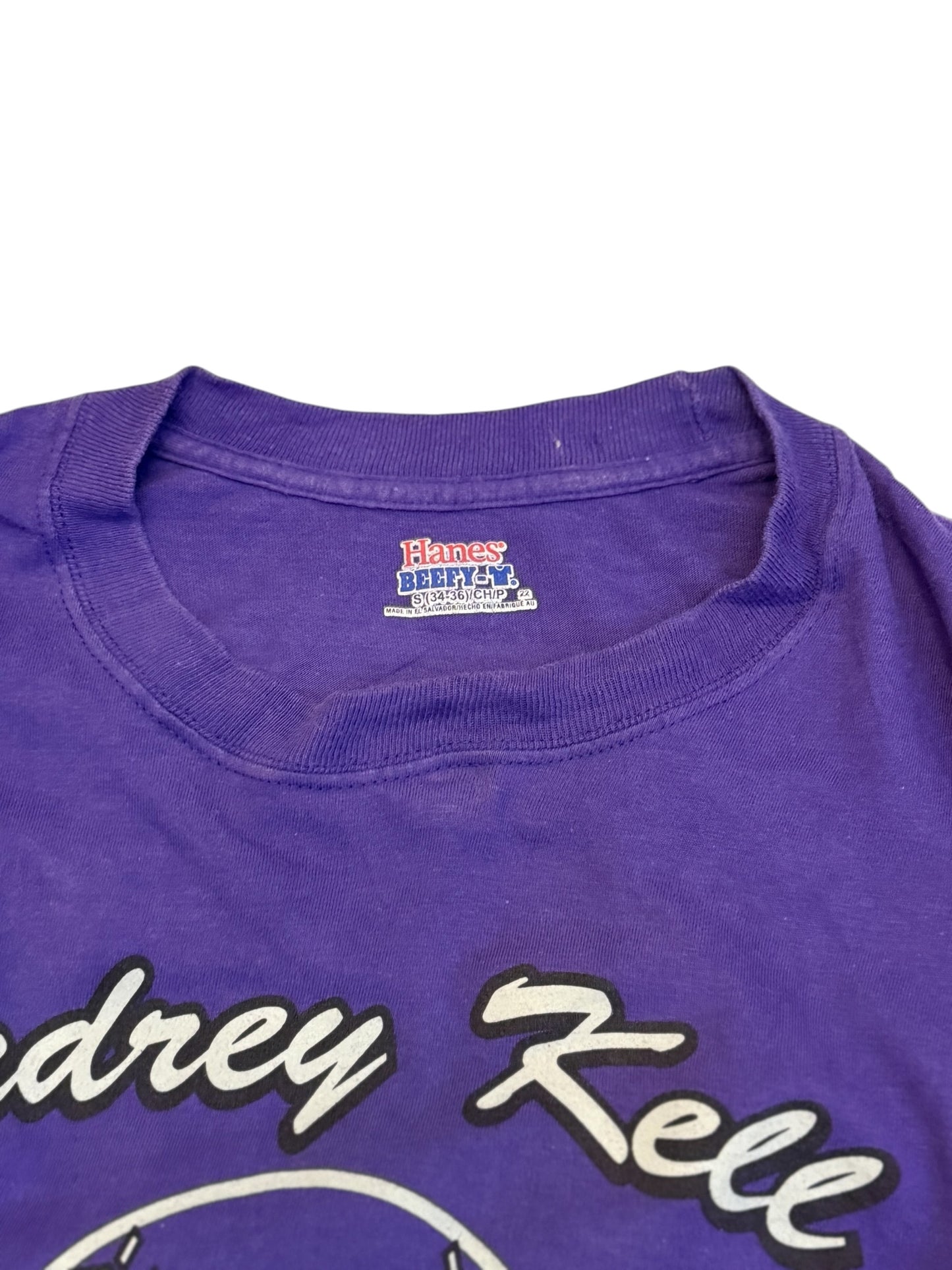 Andrey Kee Lady Knights Softball T Shirt Purple Vintage Graphic Tee Size S