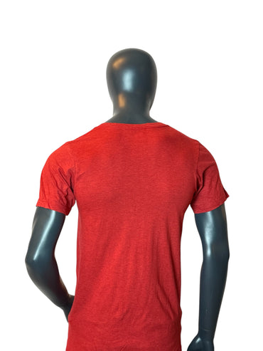 T-shirt Cincinnati Reds MLB col en V rouge motif baseball taille M