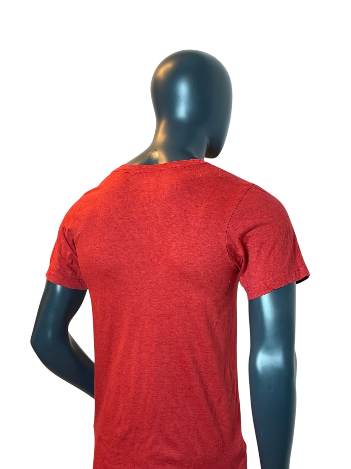 Cincinnati Reds MLB T Shirt Red V Neck Baseball Graphic Tee Size M