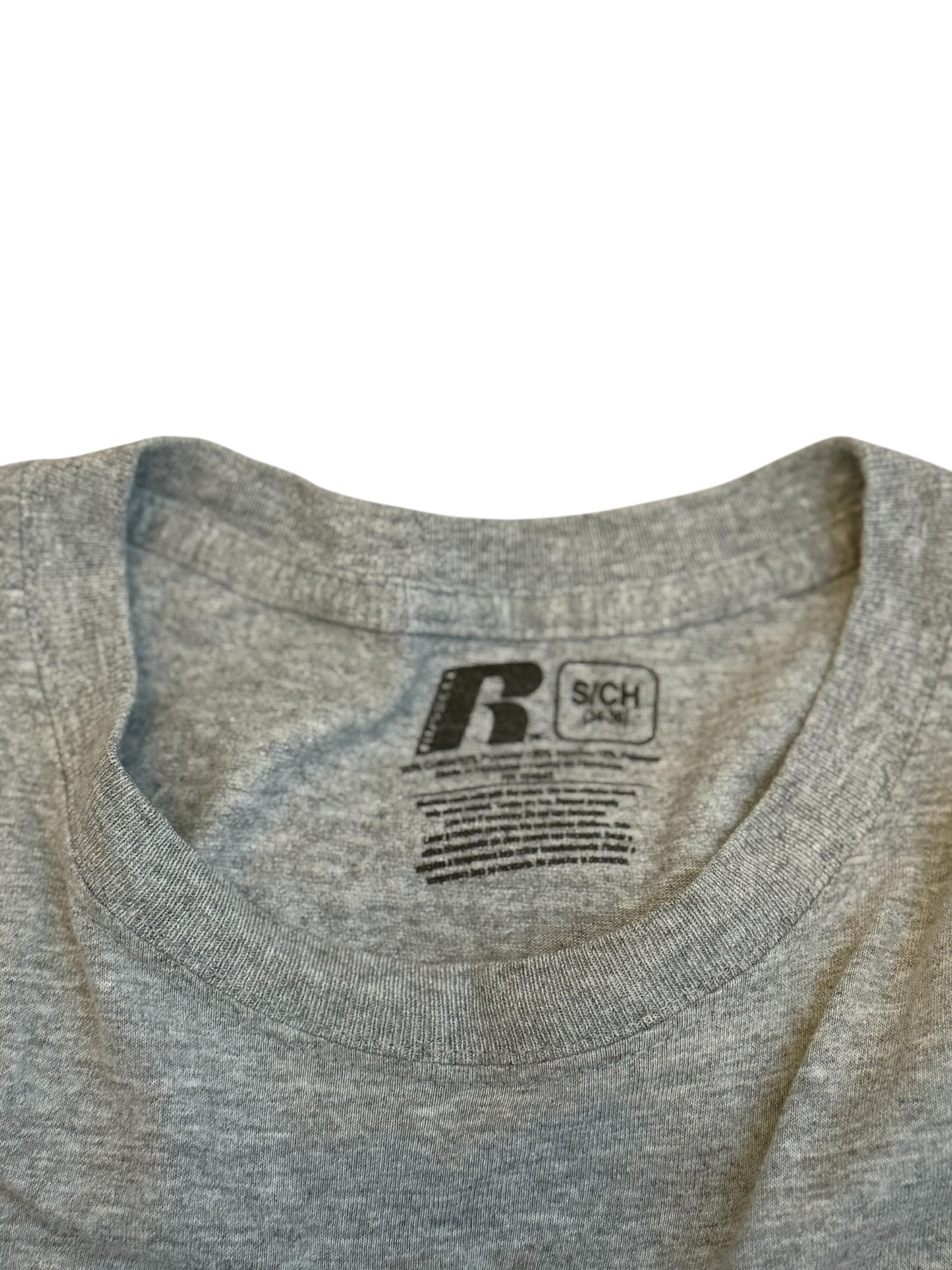 Tigers War Eagle T Shirt Grey College Football Graphic Tee Russell Athletic Size S