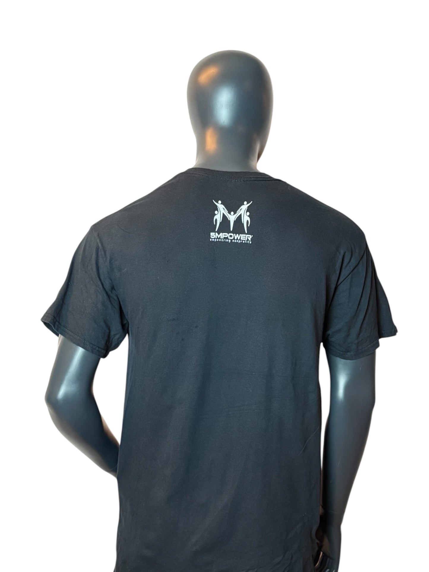 Cougars 4 Cancer T Shirt Black Graphic Print Retro Vintage Look Size L