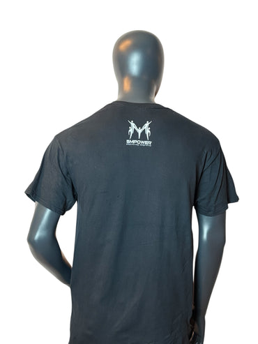 T-shirt noir Cougar 4 Cancer, imprimé graphique, look rétro vintage, taille L