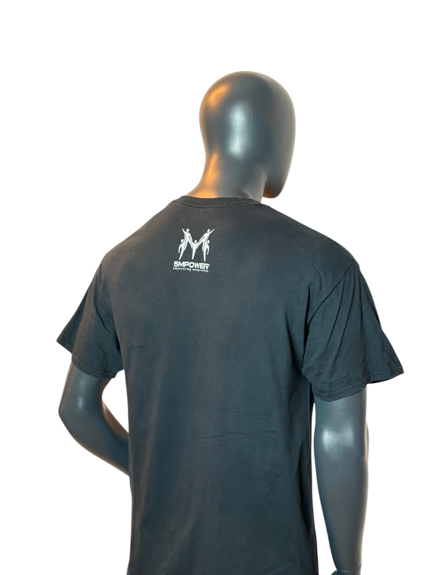 Cougars 4 Cancer T Shirt Black Graphic Print Retro Vintage Look Size L