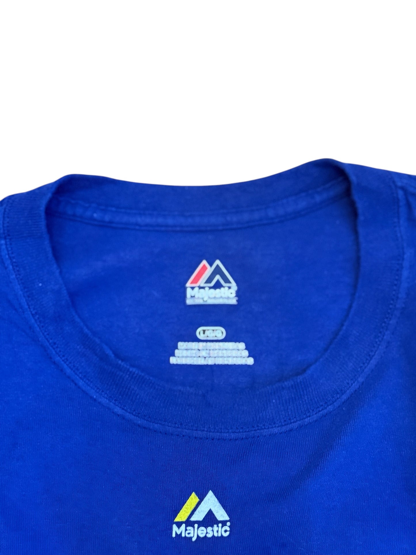 Seattle Mariners T Shirt Blue Retro MLB Style Vintage Look Size L