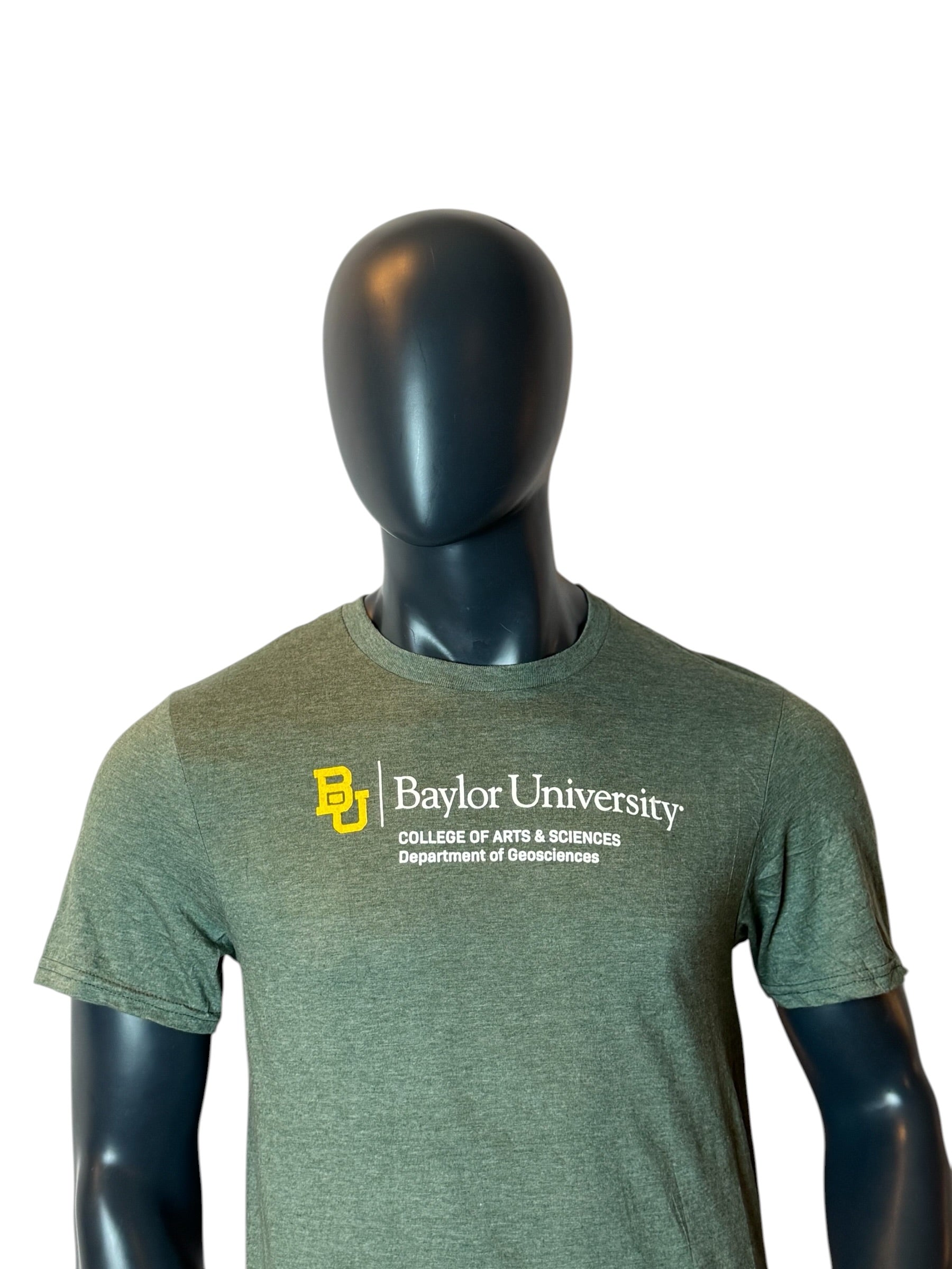 Baylor University T-Shirt Green Size M Retro College Style Vintage Look