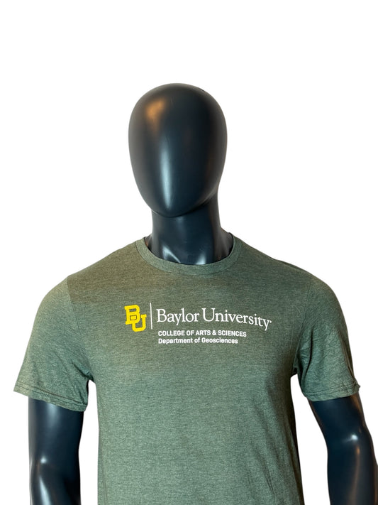 Baylor University T-Shirt Green Size M Retro College Style Vintage Look