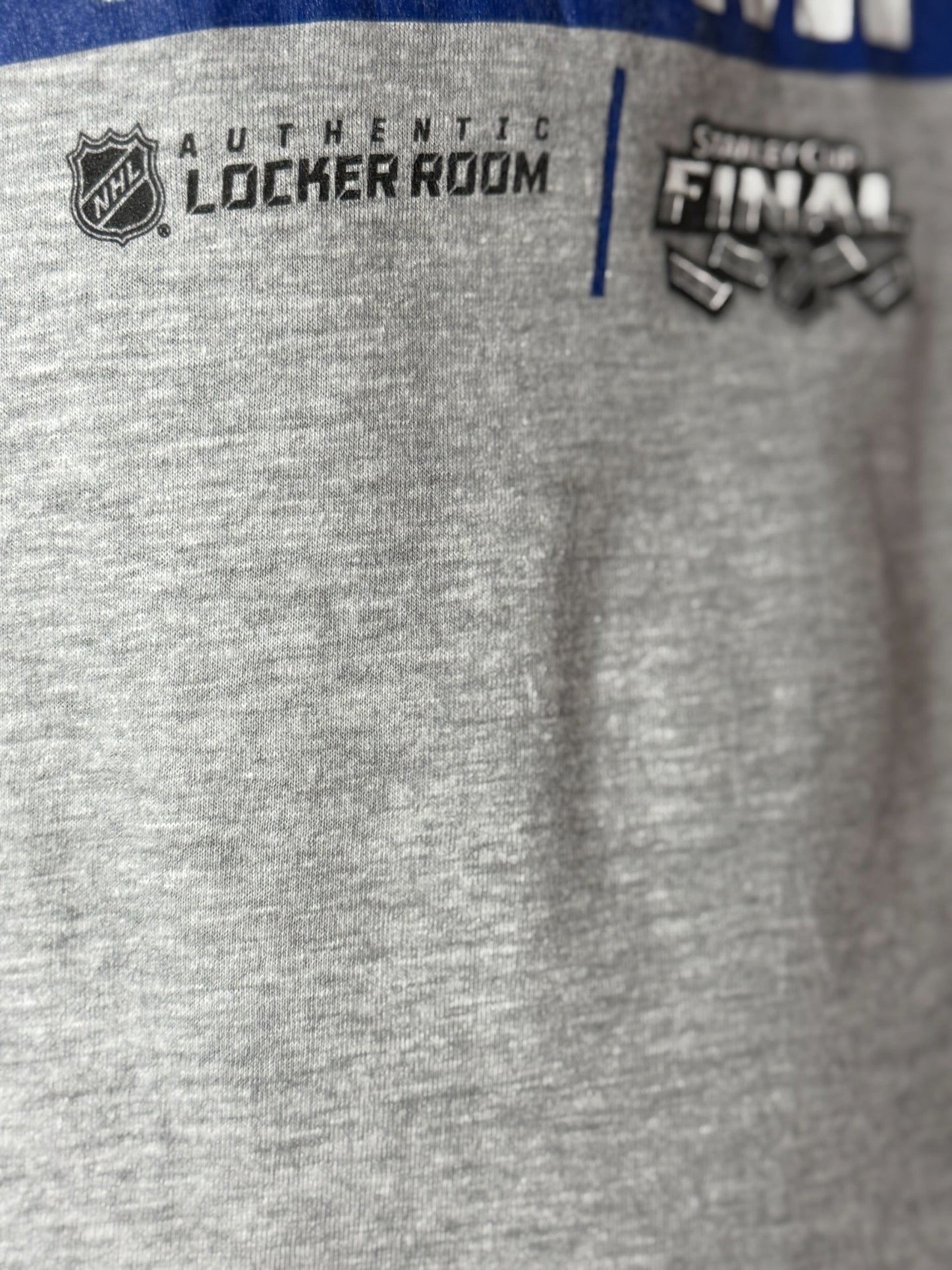Tampa Bay Lightning 2020 Eastern Conference Champions Vintage T Shirt Grey Size M