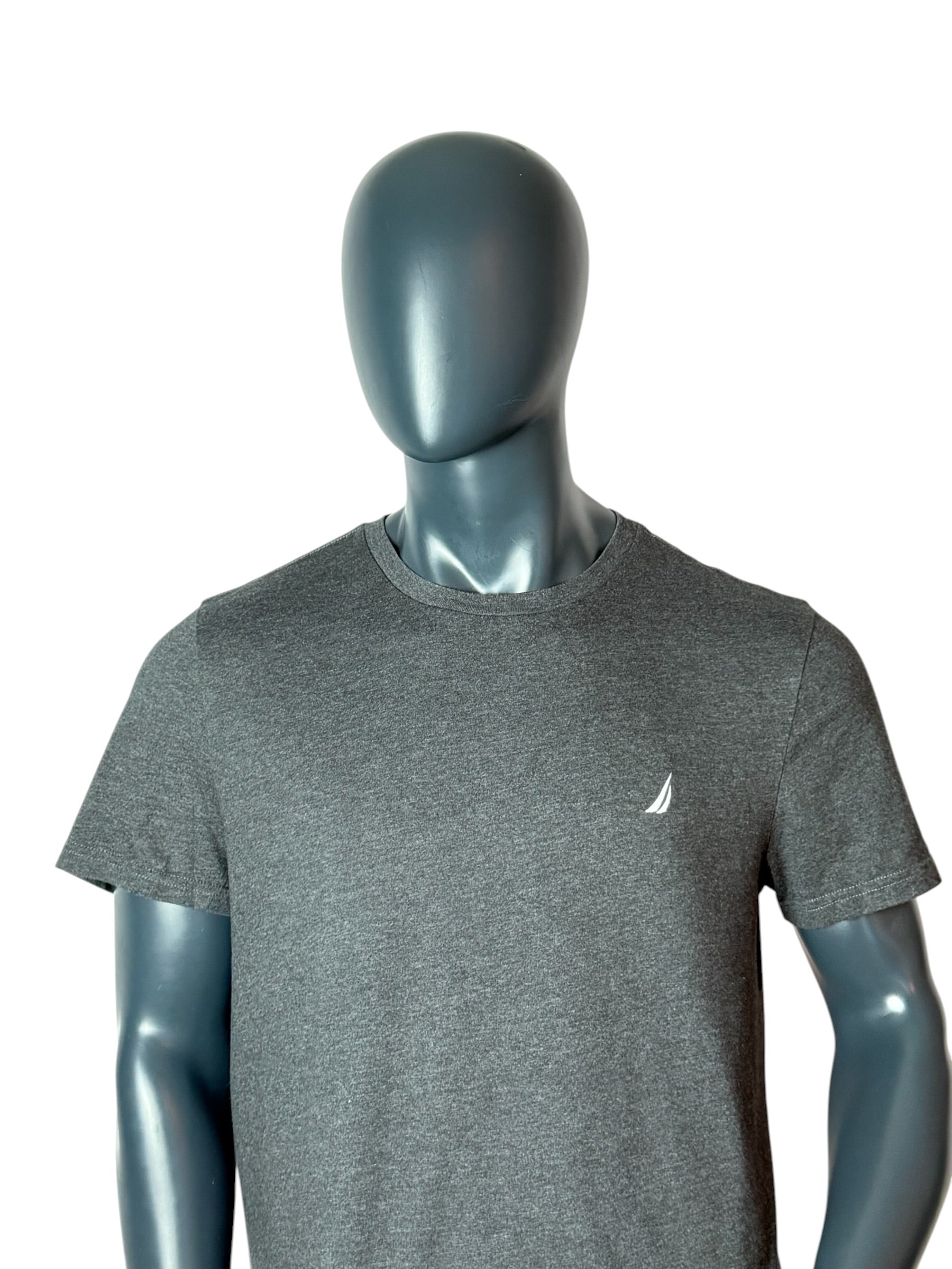 Nautica Small Logo T Shirt Grey