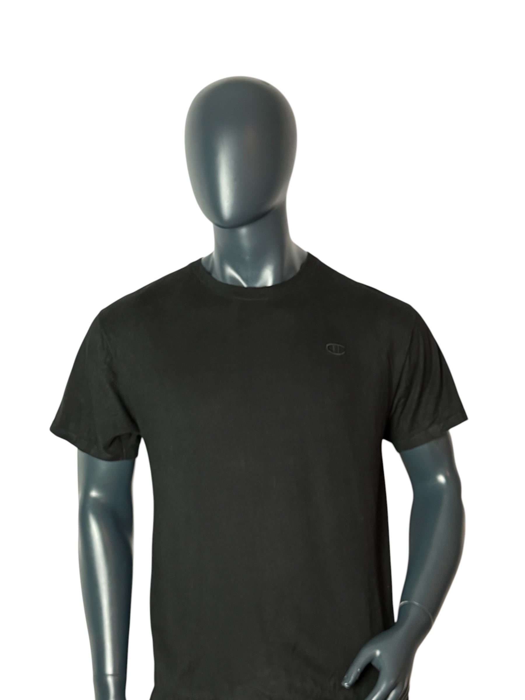 Retro Champion Basic T-Shirt Black