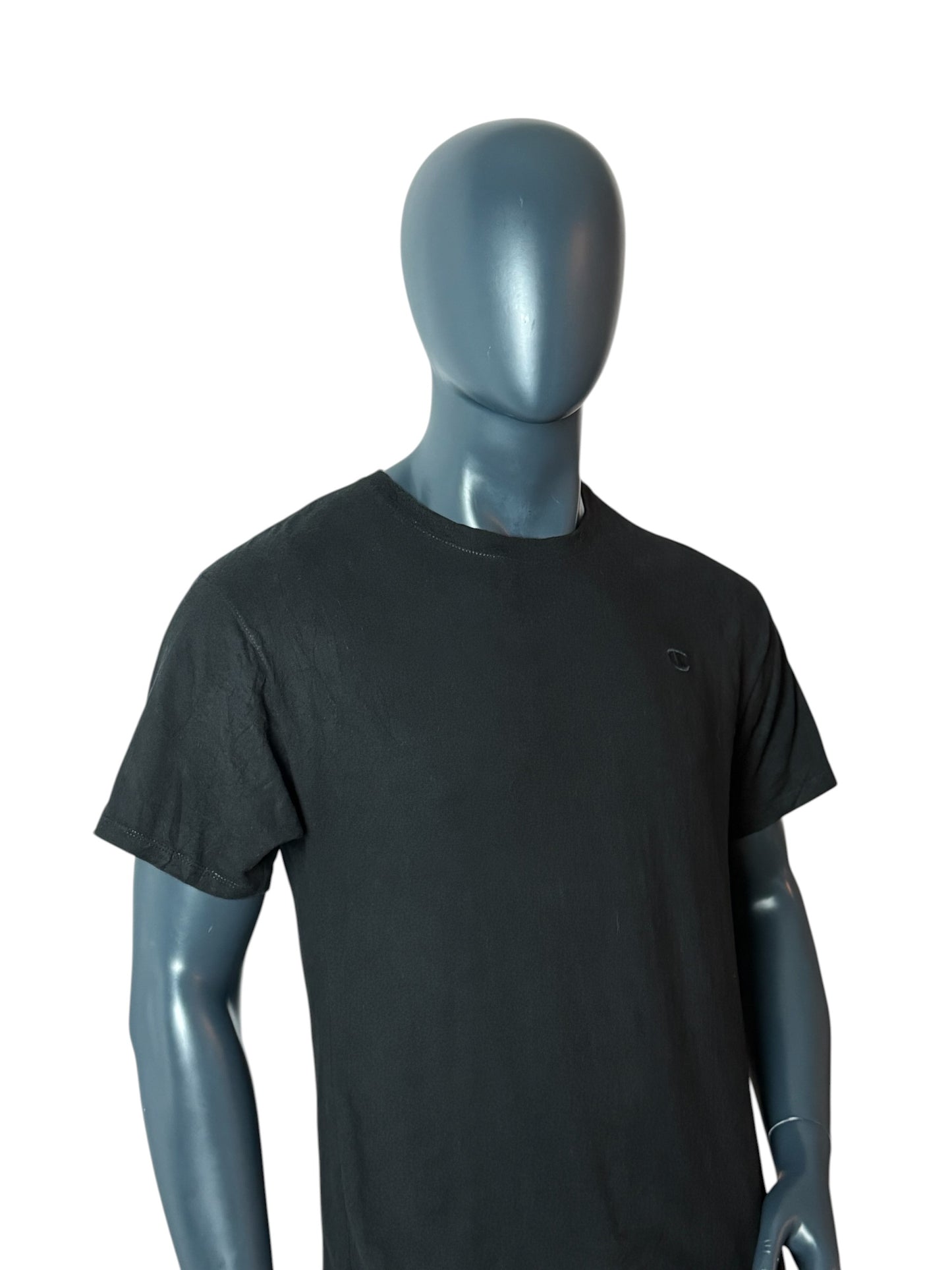 Retro Champion Basic T-Shirt Black Size L