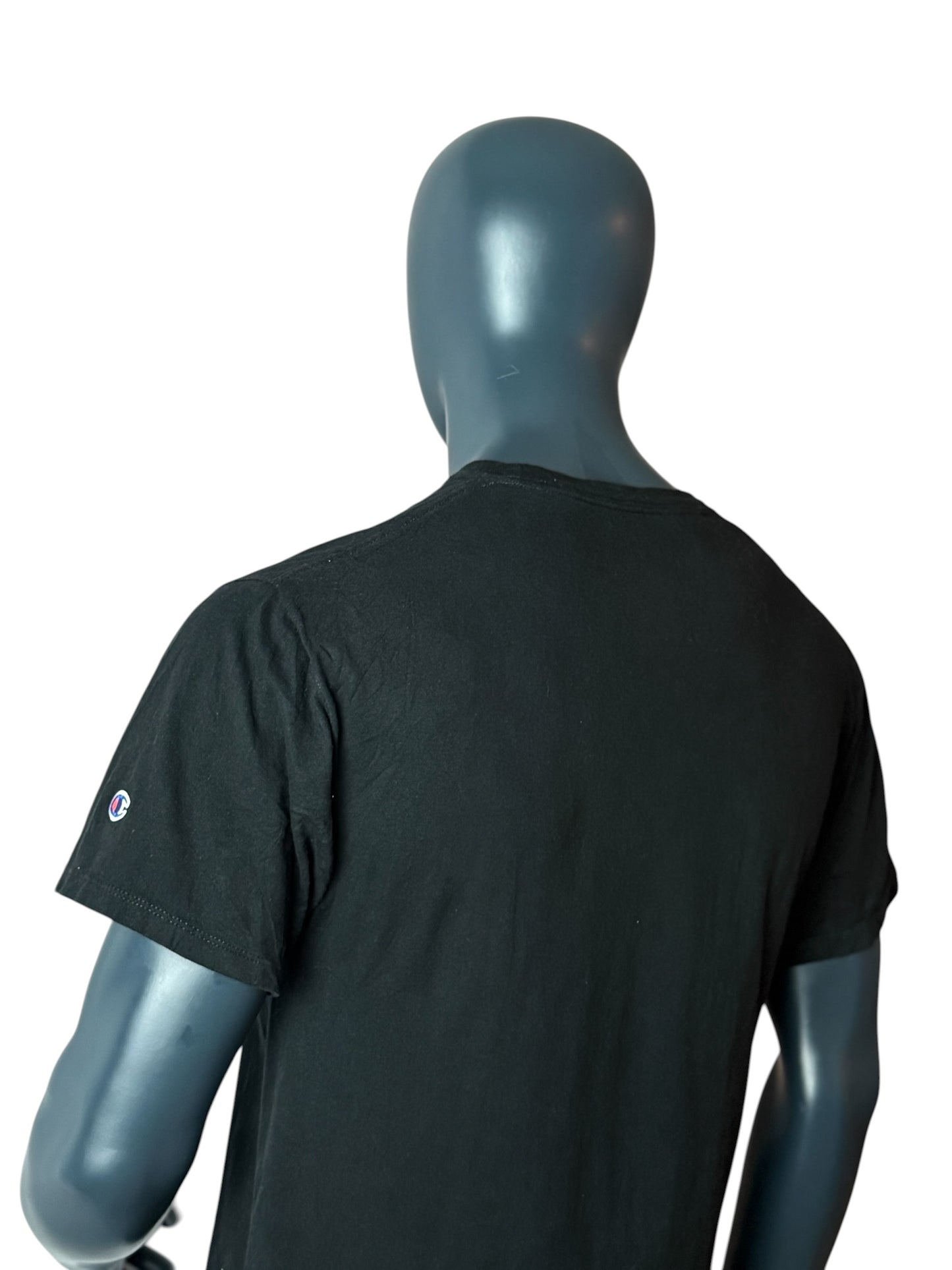 Retro Champion Basic T-Shirt Black Size L