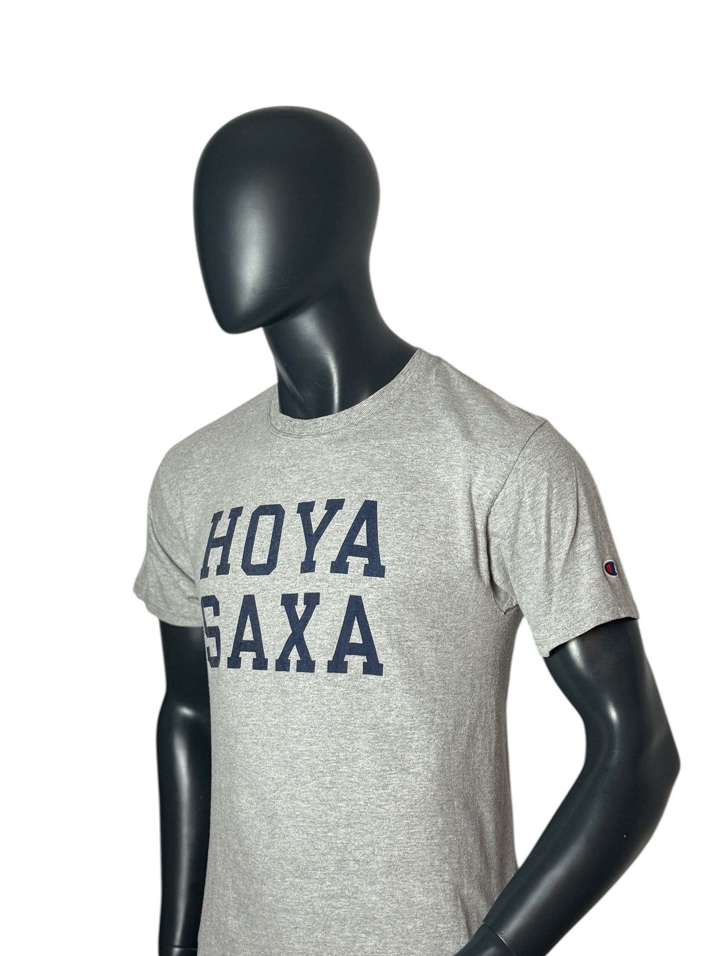 Champion Hoya Saxa T Shirt Retro Style Grey Size M
