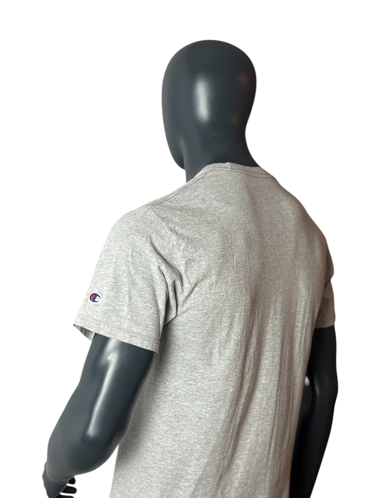 Champion Hoya Saxa T Shirt Retro Style Grey Size M