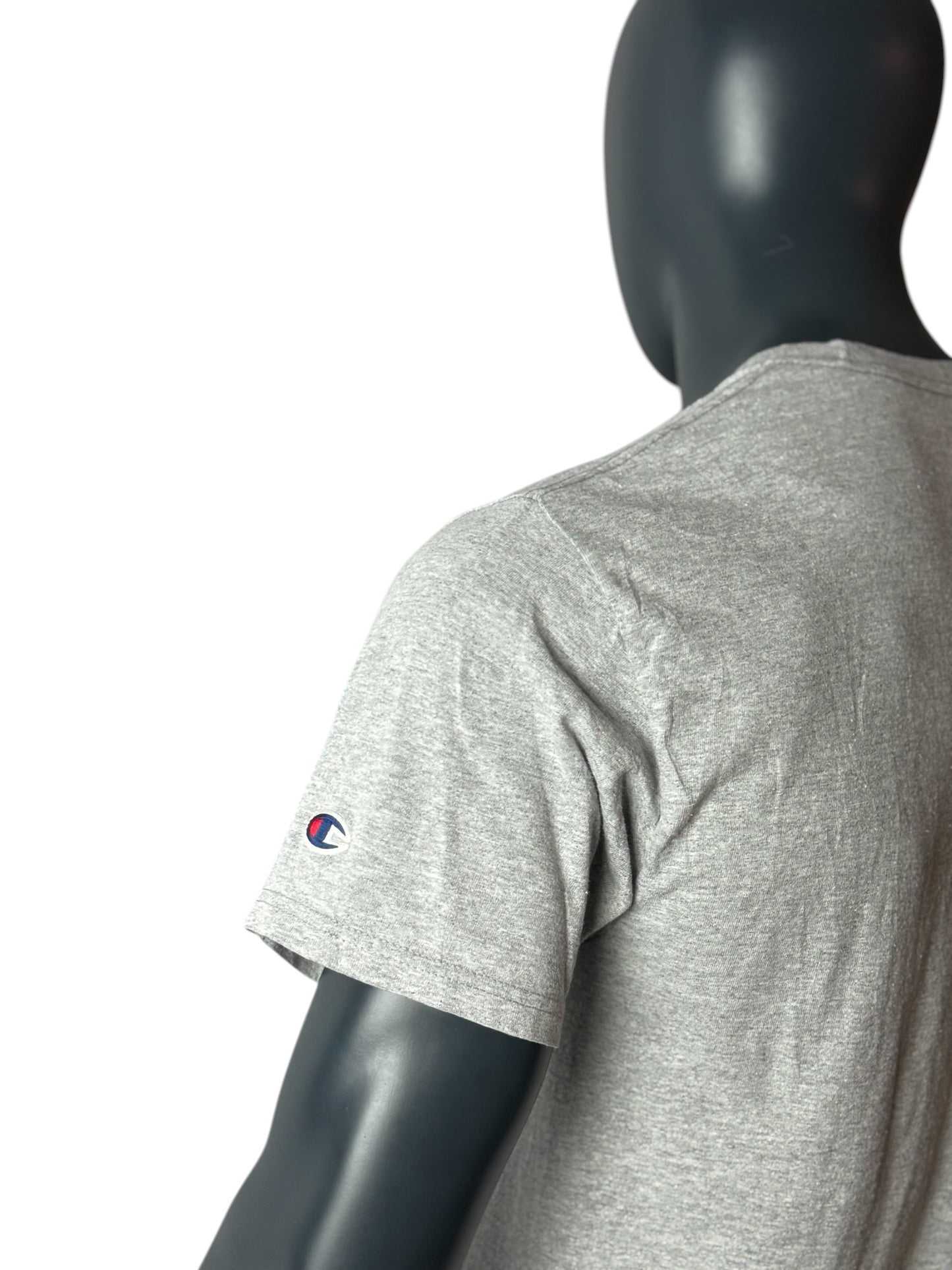 Champion Hoya Saxa T Shirt Retro Style Grey Size M
