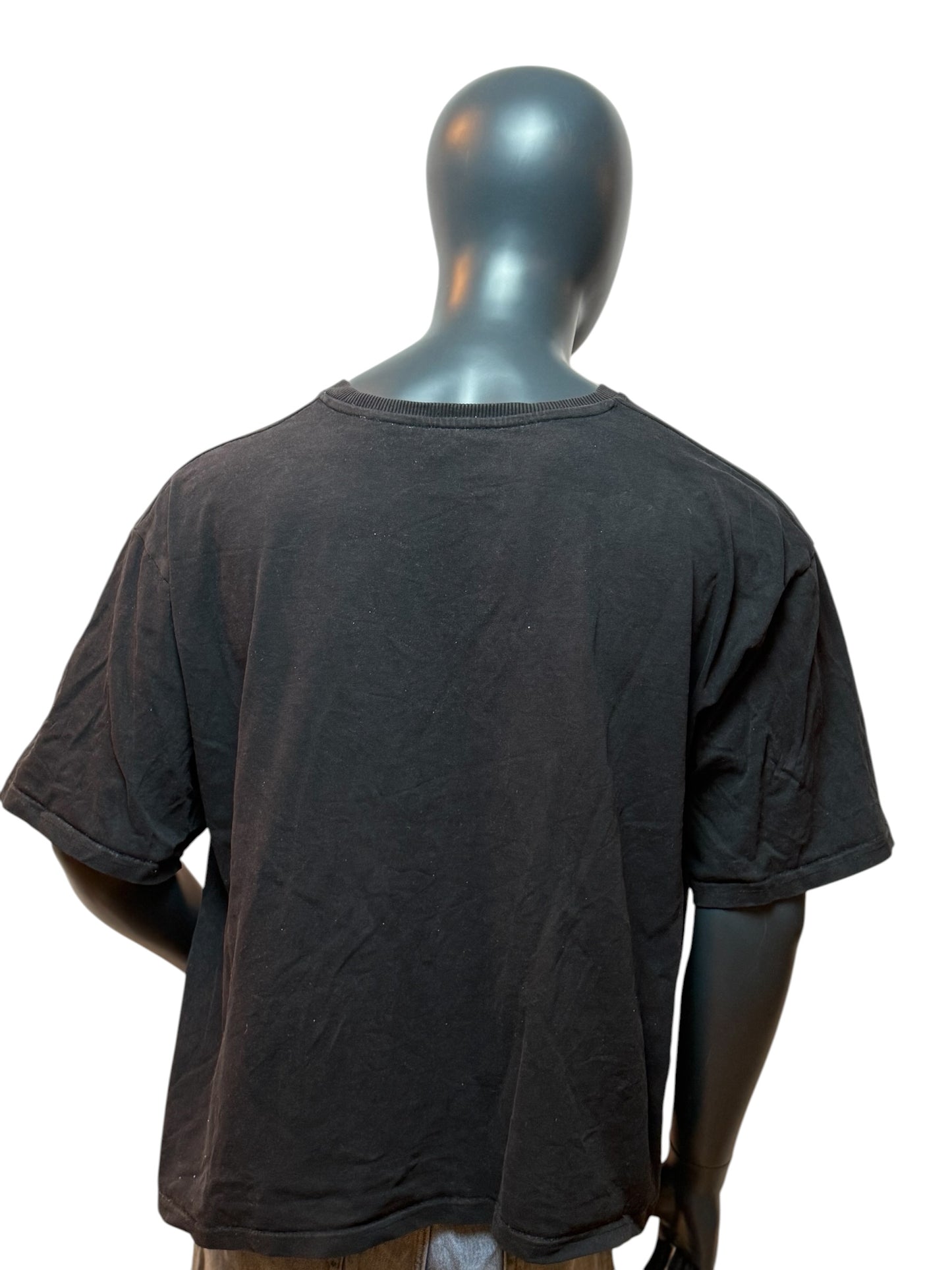 Push To Exit 6PM T-Shirt Black  Graphic Tee Streetwear Size M/L