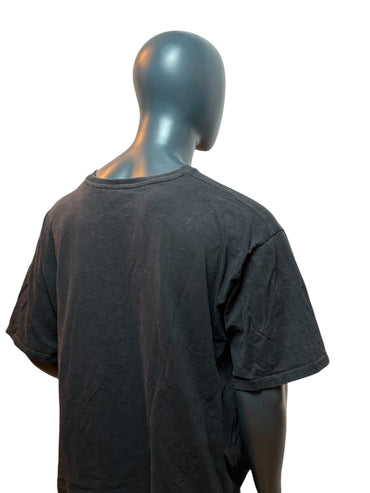 T-shirt noir Push To Exit 18h - Imprimé graphique Streetwear Taille M/L