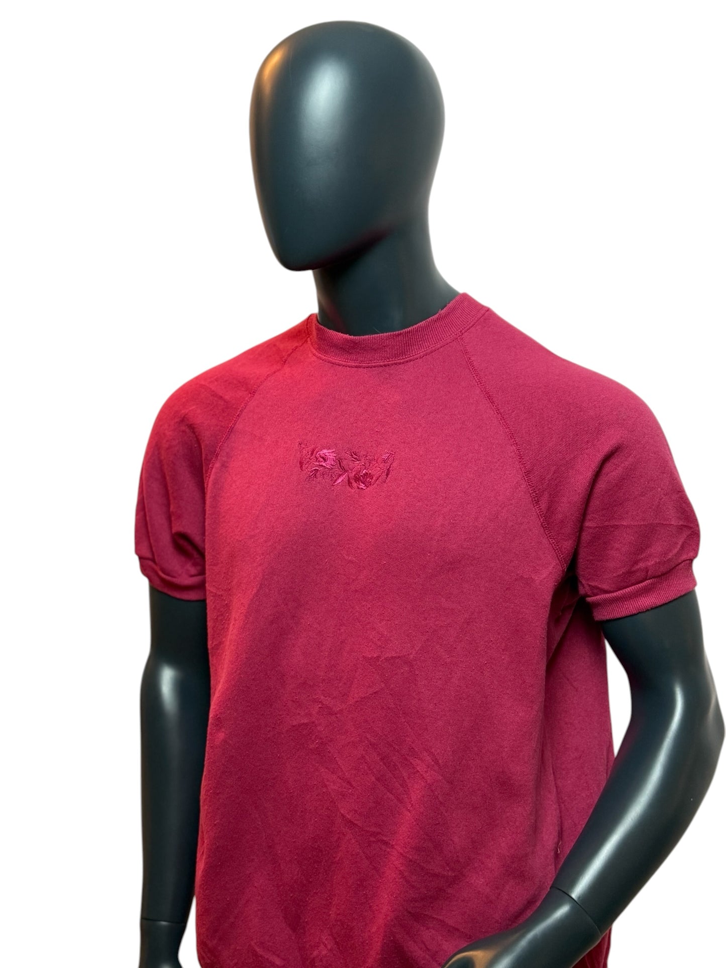 Lee Vintage Sweatshirt Red Embroidery Logo Crewneck Size XL