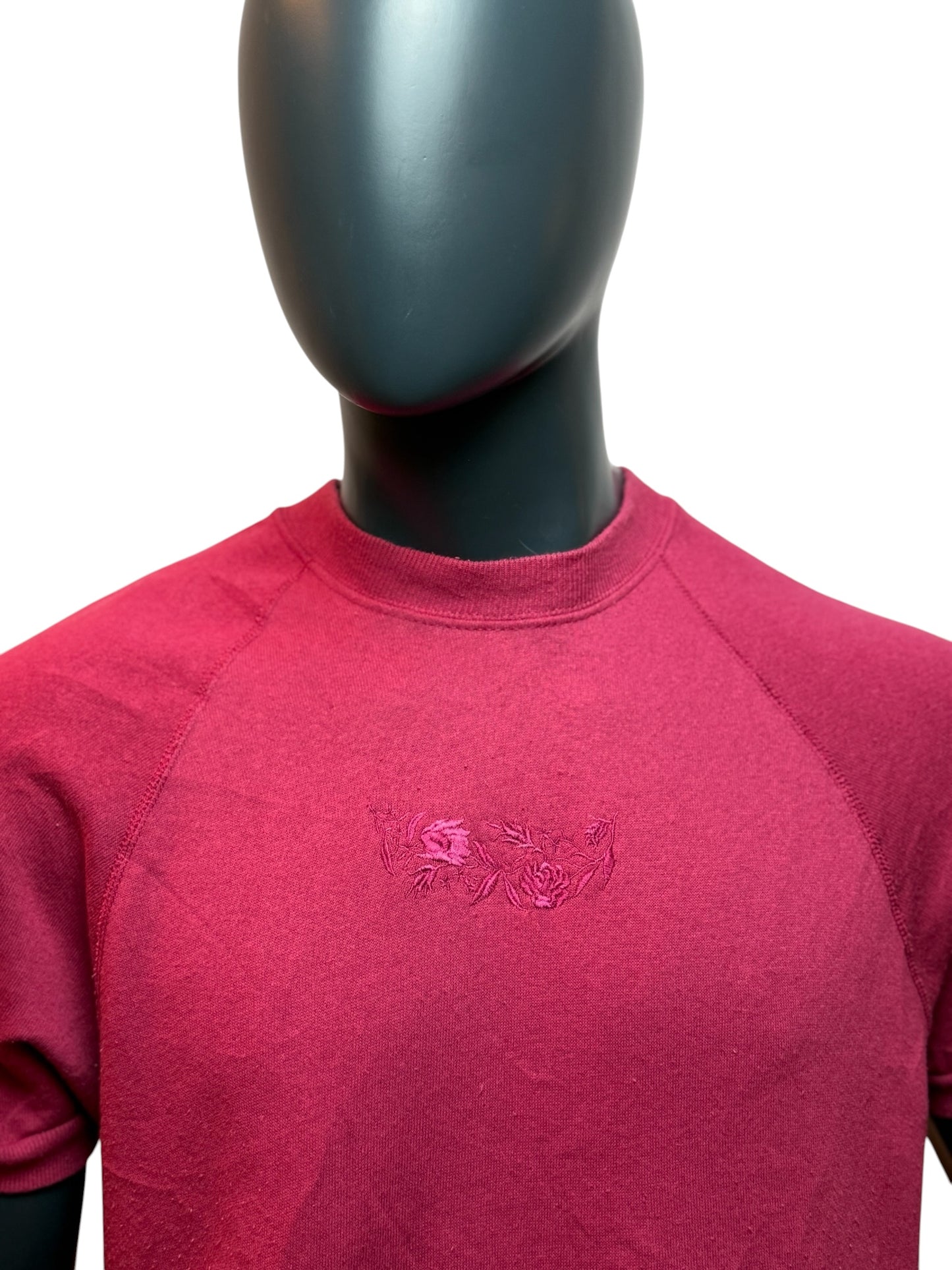 Lee Vintage Sweatshirt Red Embroidery Logo Crewneck Size XL
