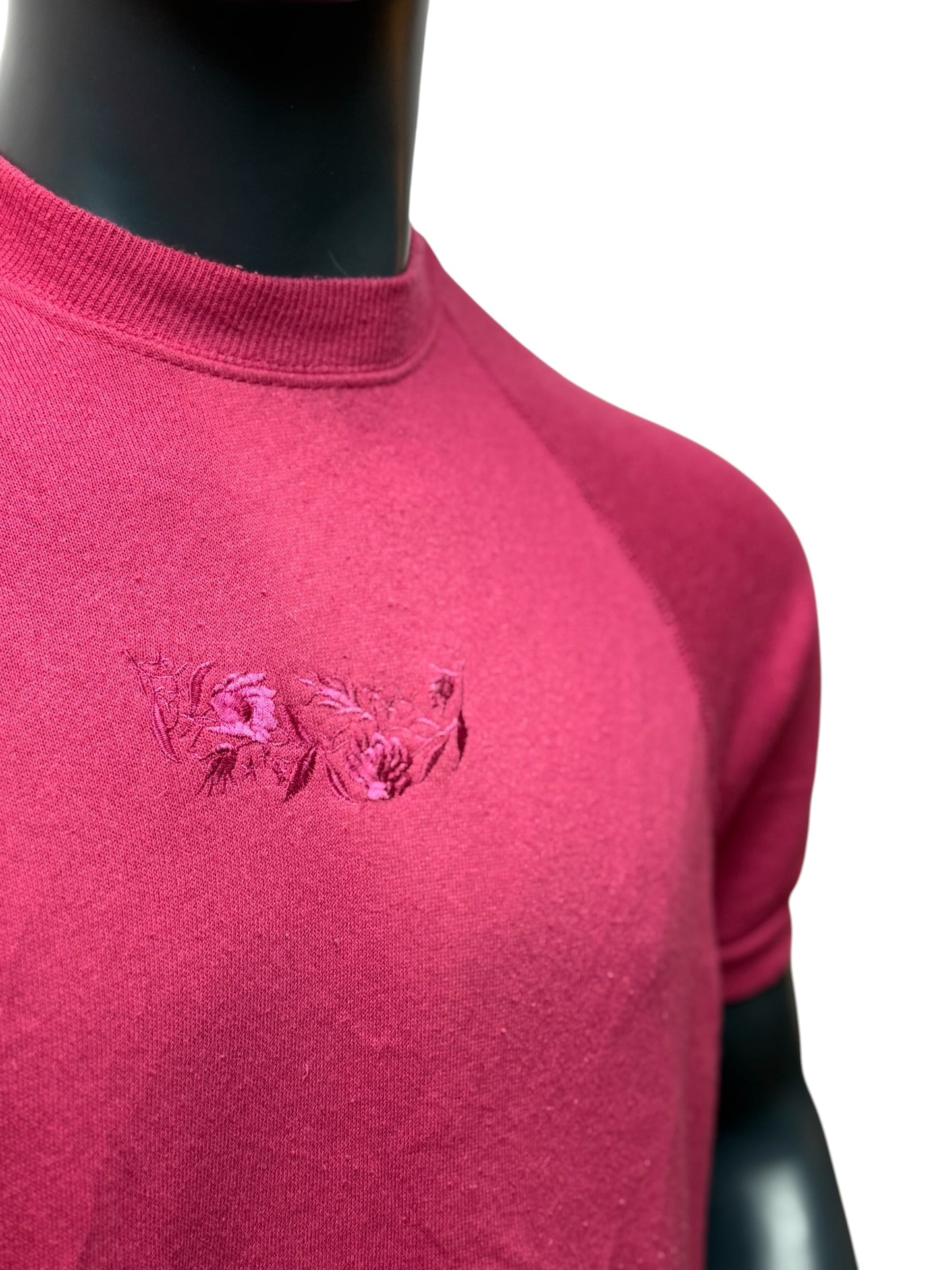 Lee Vintage Sweatshirt Red Embroidery Logo Crewneck Size XL