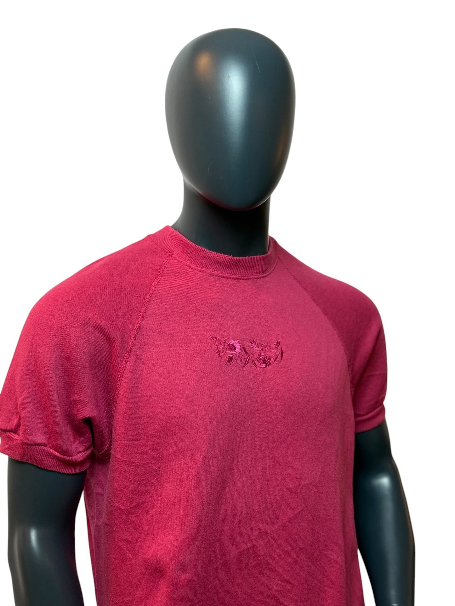 Lee Vintage Sweatshirt Red Embroidery Logo Crewneck Size XL