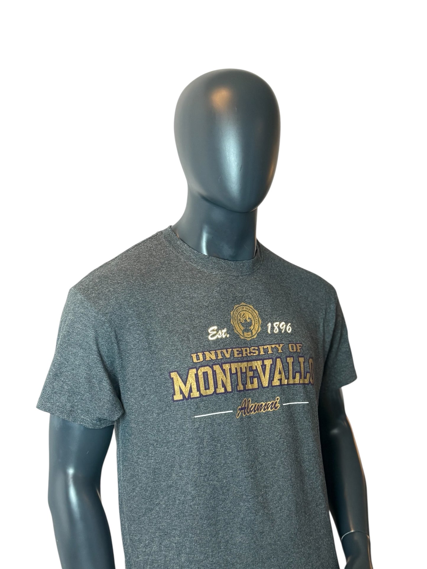 University of Montevallo Alumni Vintage T-Shirt Grey Size L