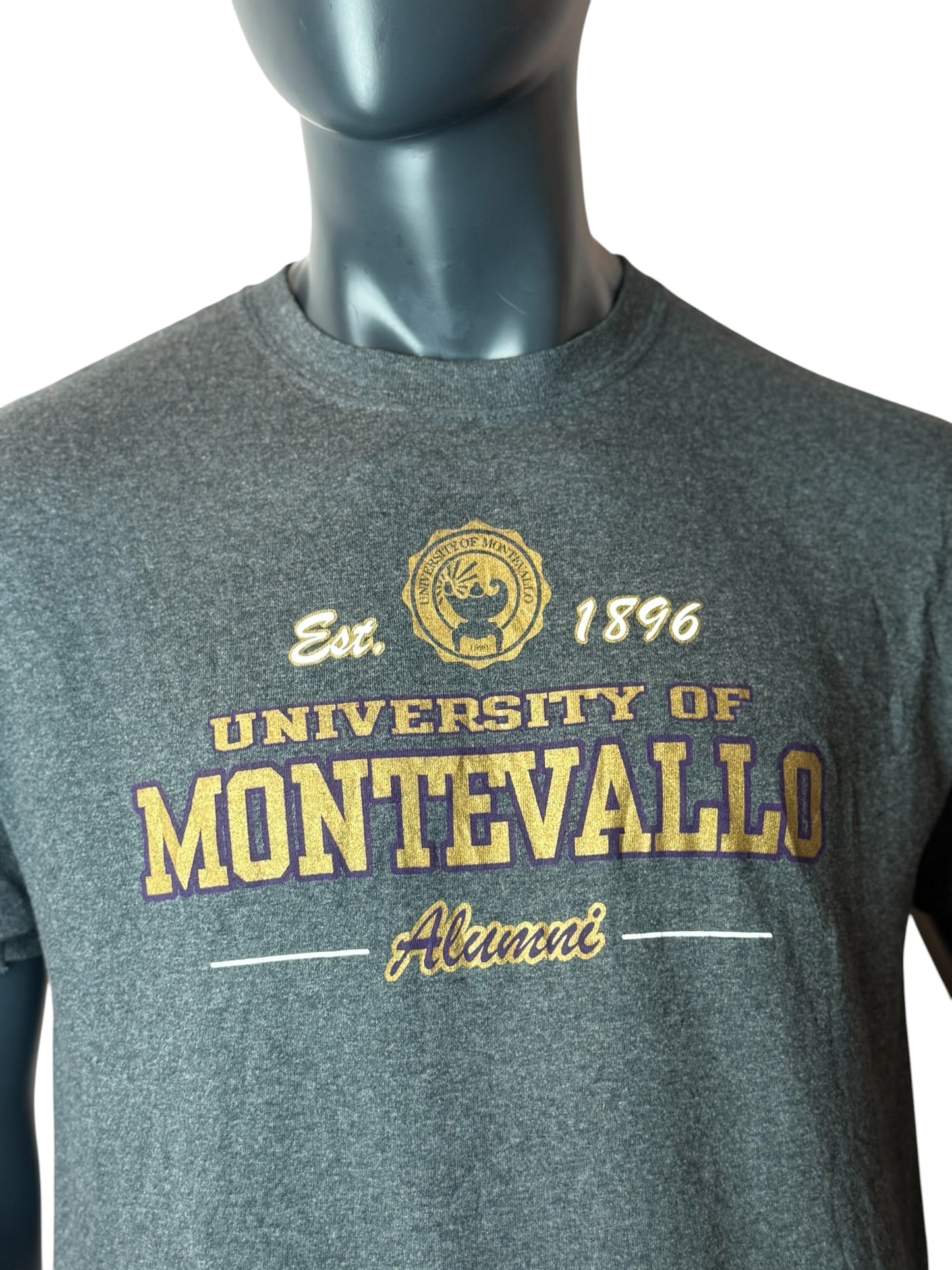 University of Montevallo Alumni Vintage T-Shirt Grey Size L
