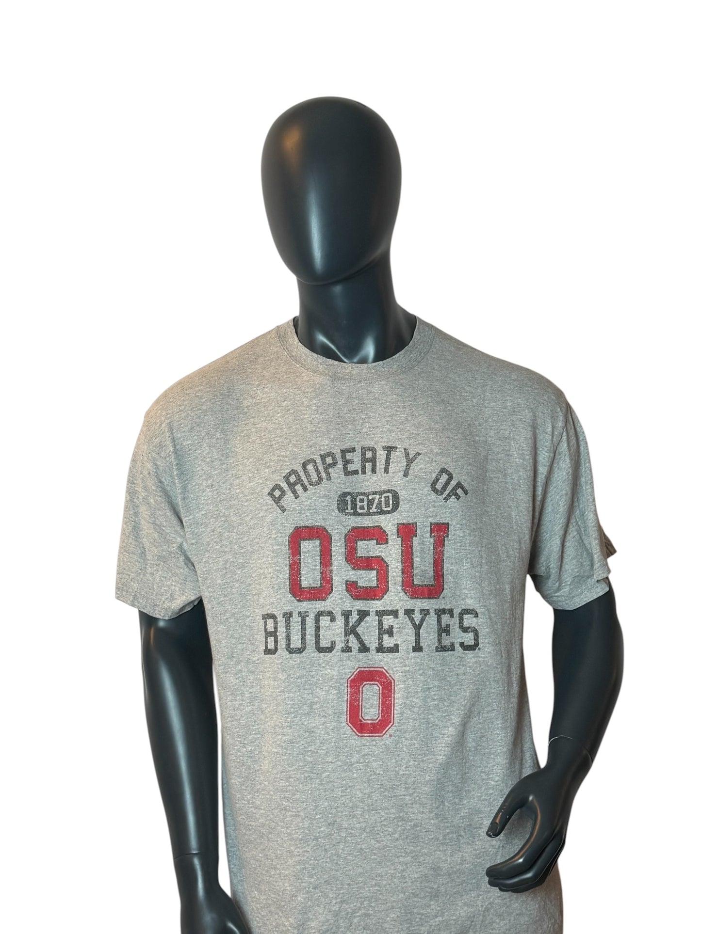 Ohio State Buckeyes OSU Vintage T-Shirt Grey Size XL