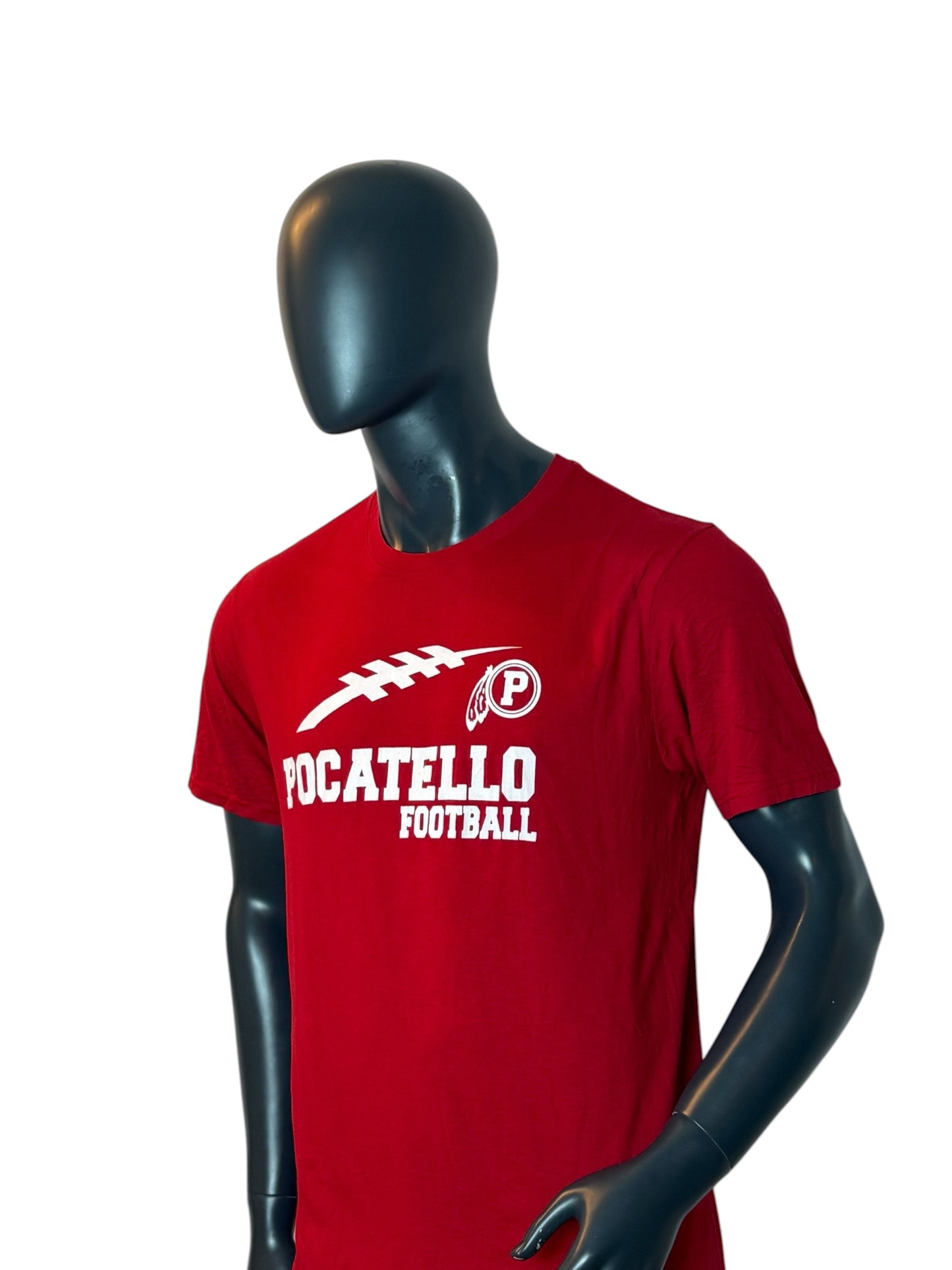 Pocatello Football Vintage T-Shirt Red Size L