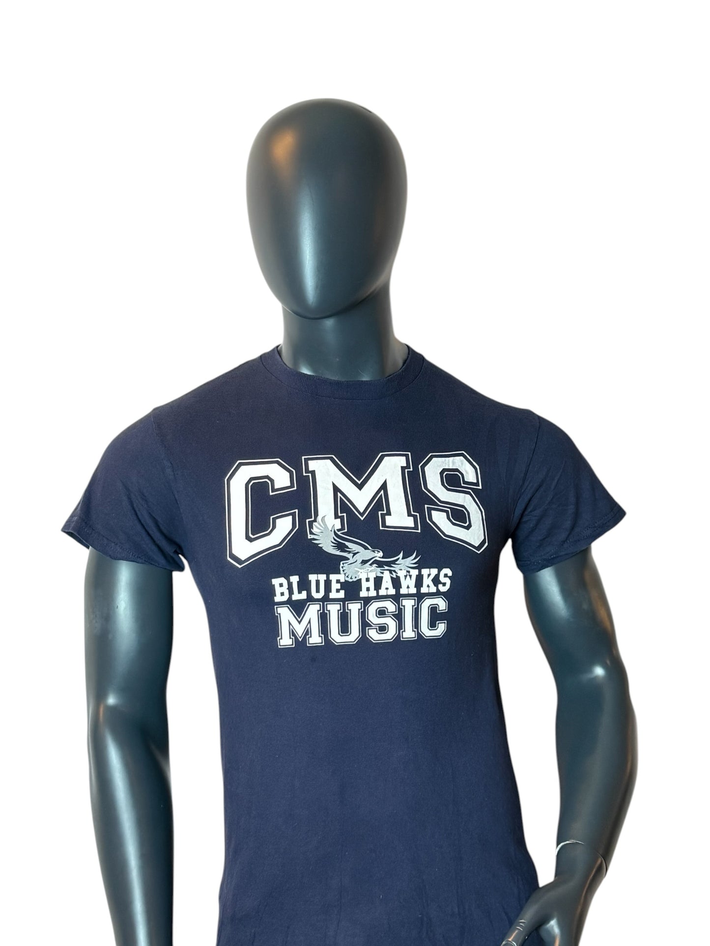 CMS Blue Hawks Music T-Shirt Navy Size S