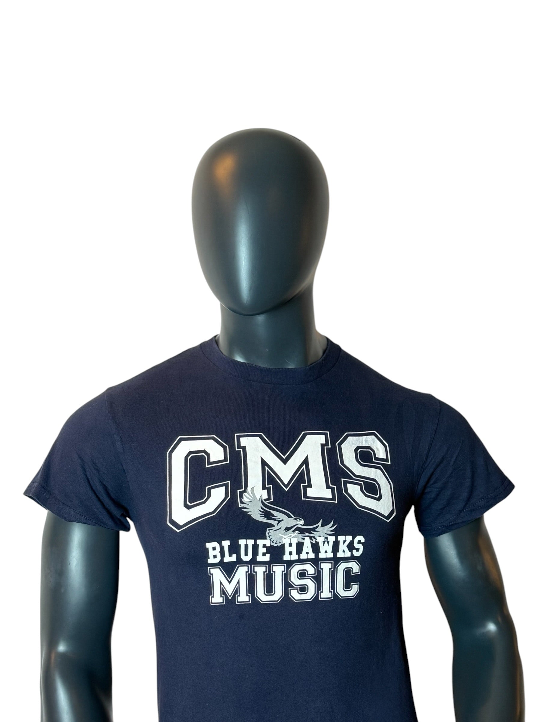 CMS Blue Hawks Music T-Shirt Navy