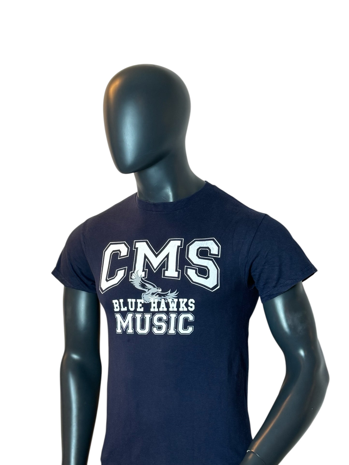 CMS Blue Hawks Music T-Shirt Navy Size S