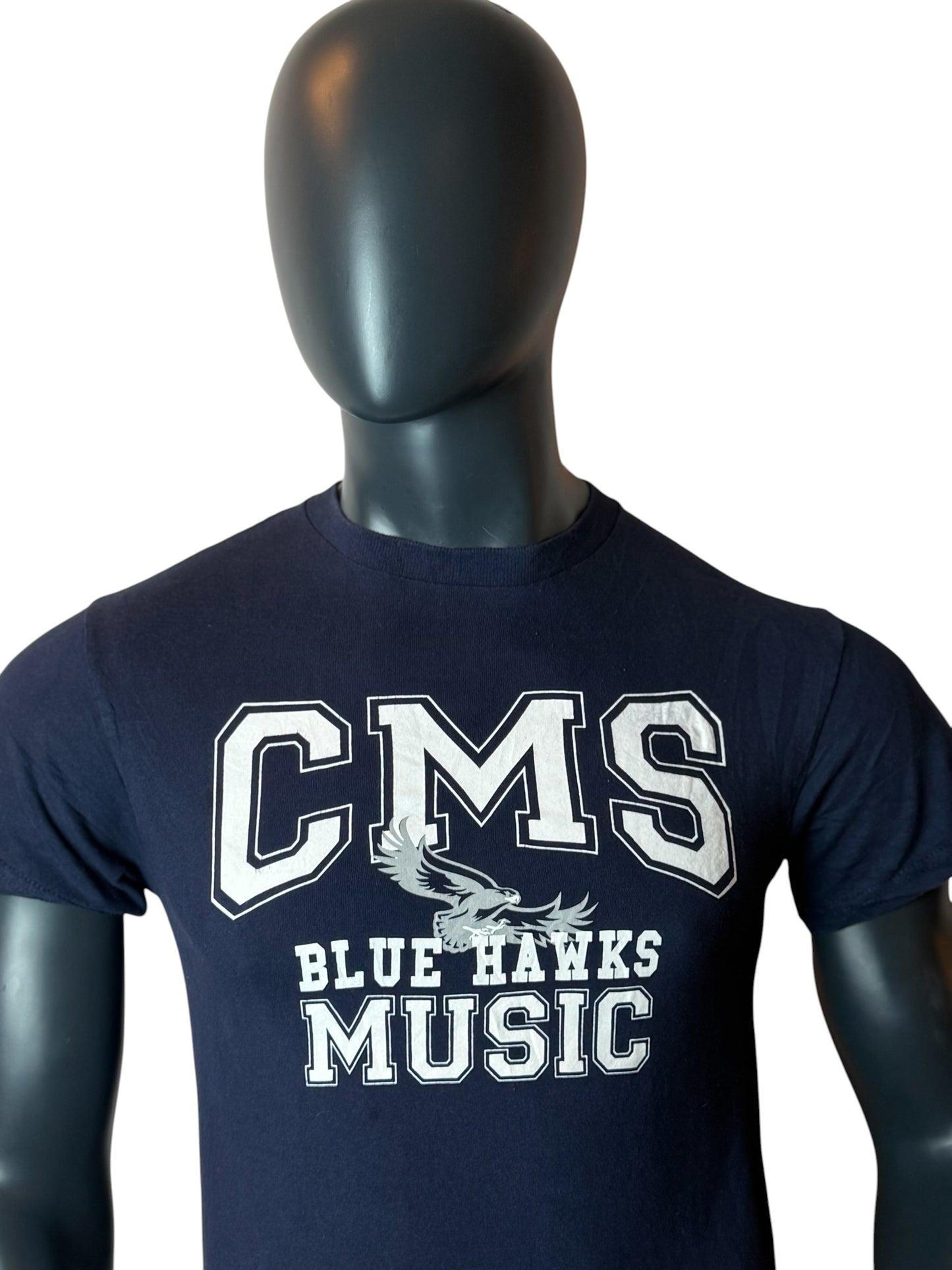 CMS Blue Hawks Music T-Shirt Navy Size S