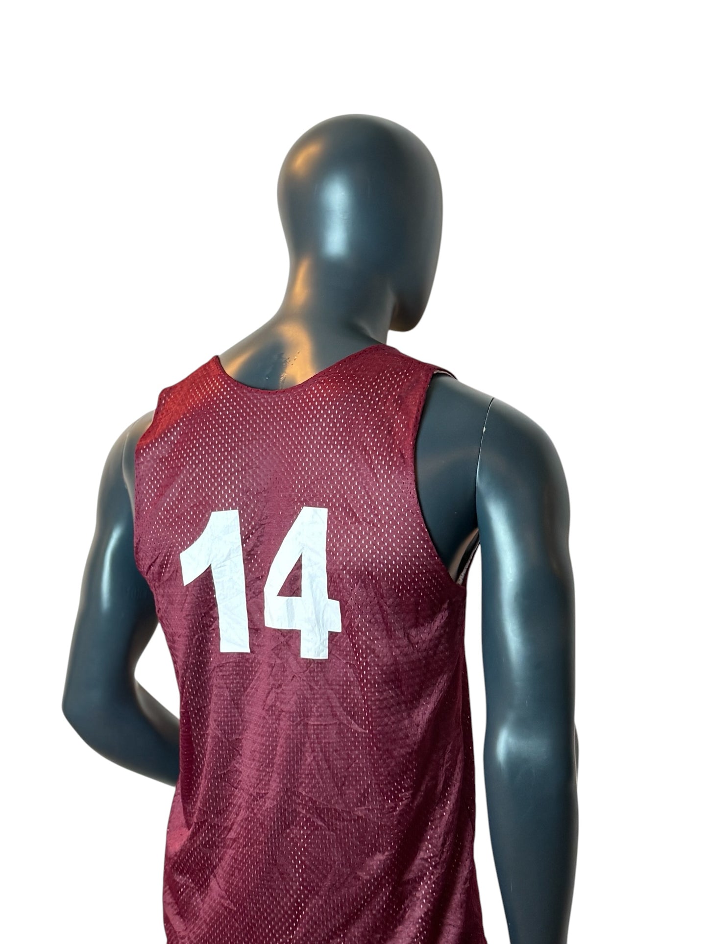 Mercury Basketball Reversible Mesh Jersey Red White Size M
