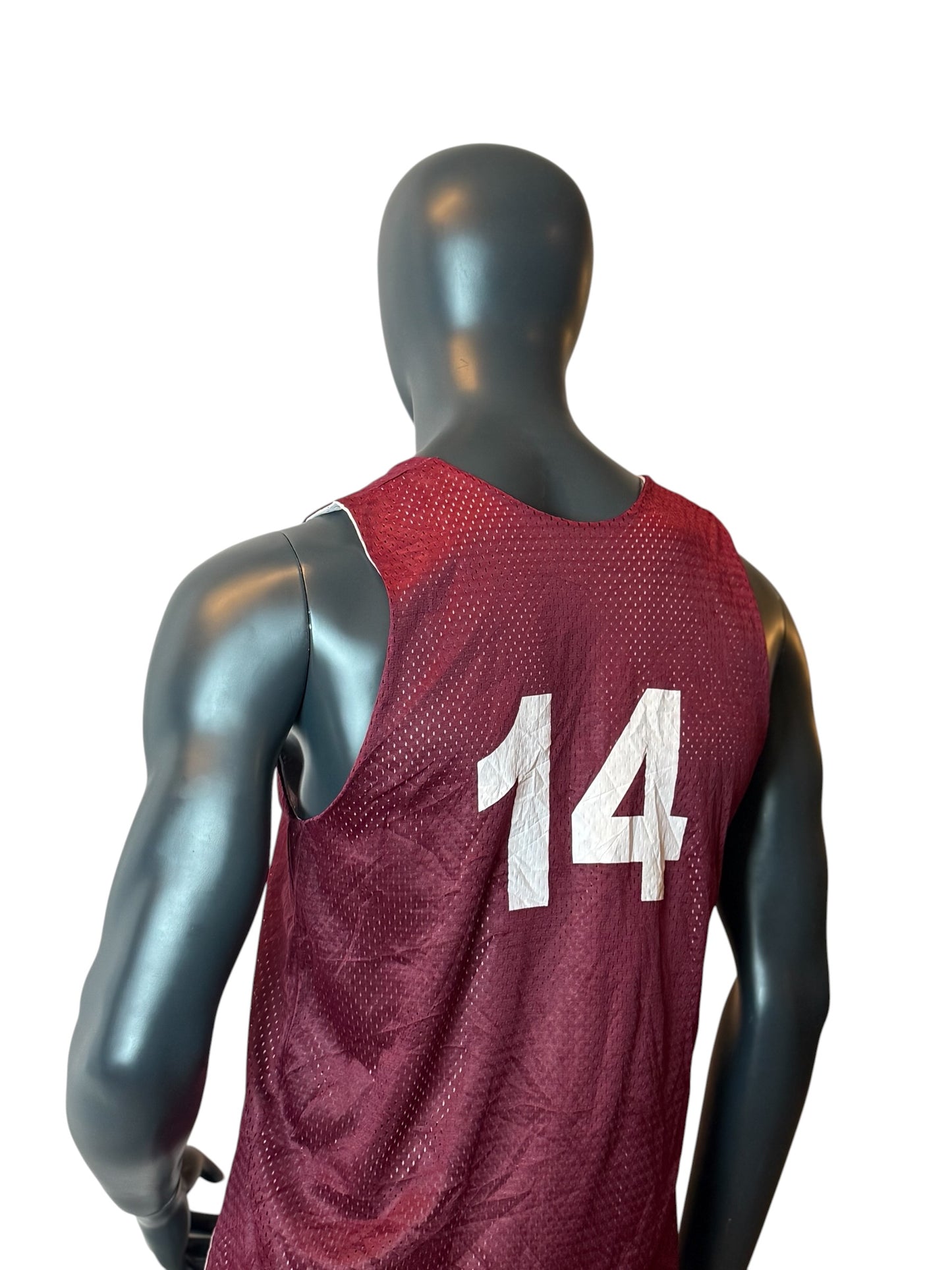 Mercury Basketball Reversible Mesh Jersey Red White Size M