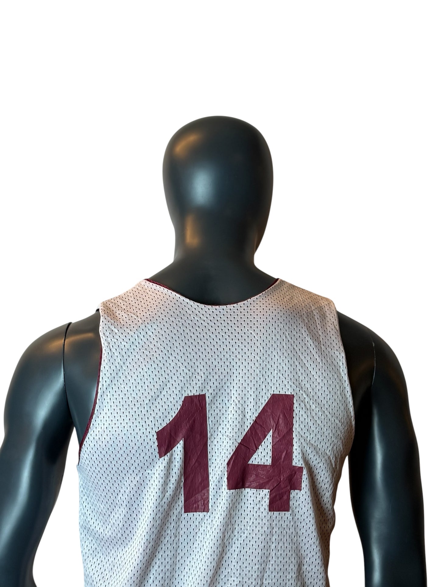 Mercury Basketball Reversible Mesh Jersey Red White Size M