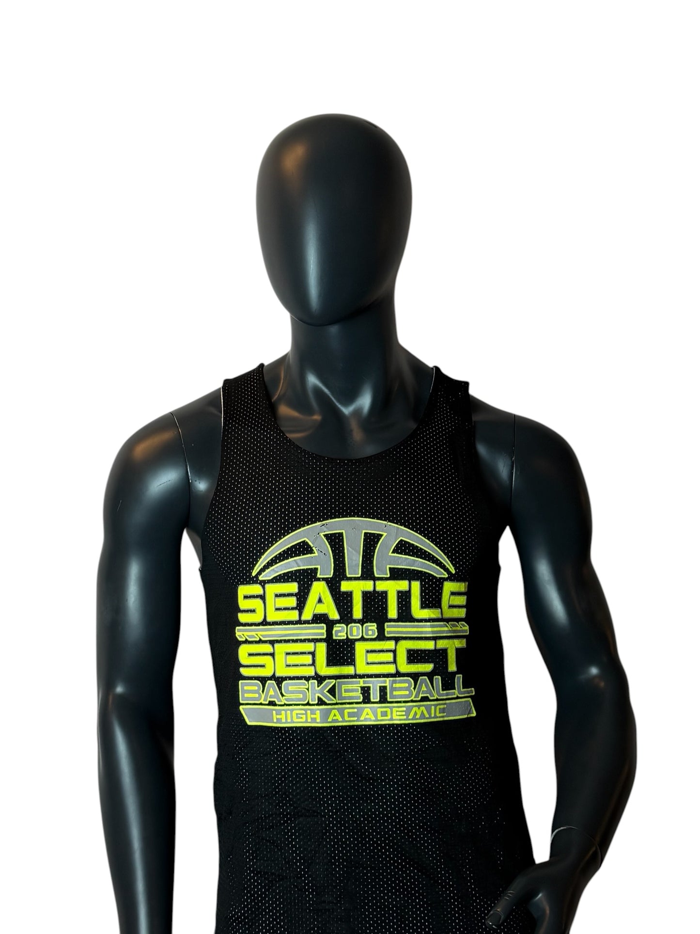 Seattle Select Basketball Reversible Mesh Jersey Black White Size M